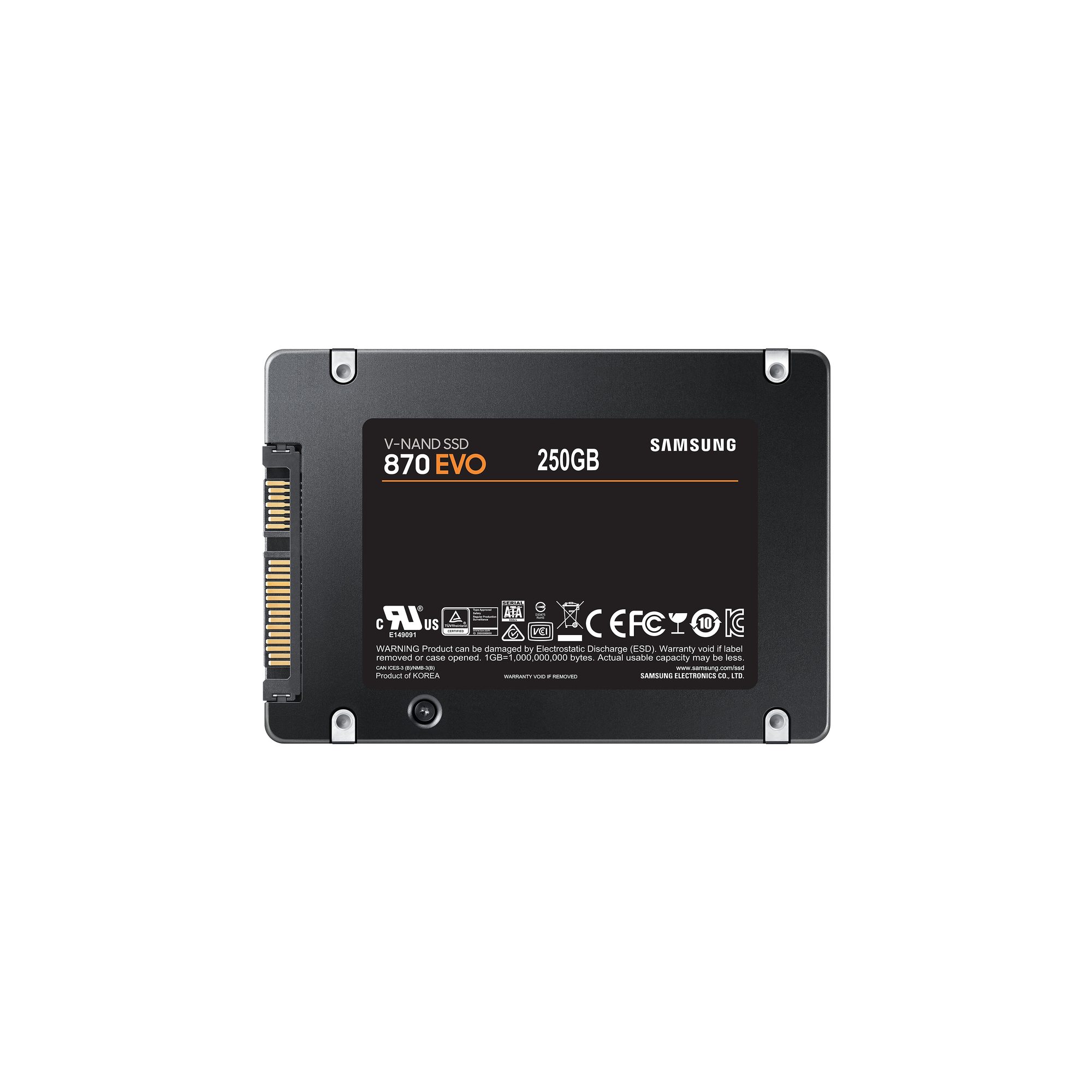Samsung 870 EVO 250 Go 2.5  Série ATA III V-NAND - Neuf