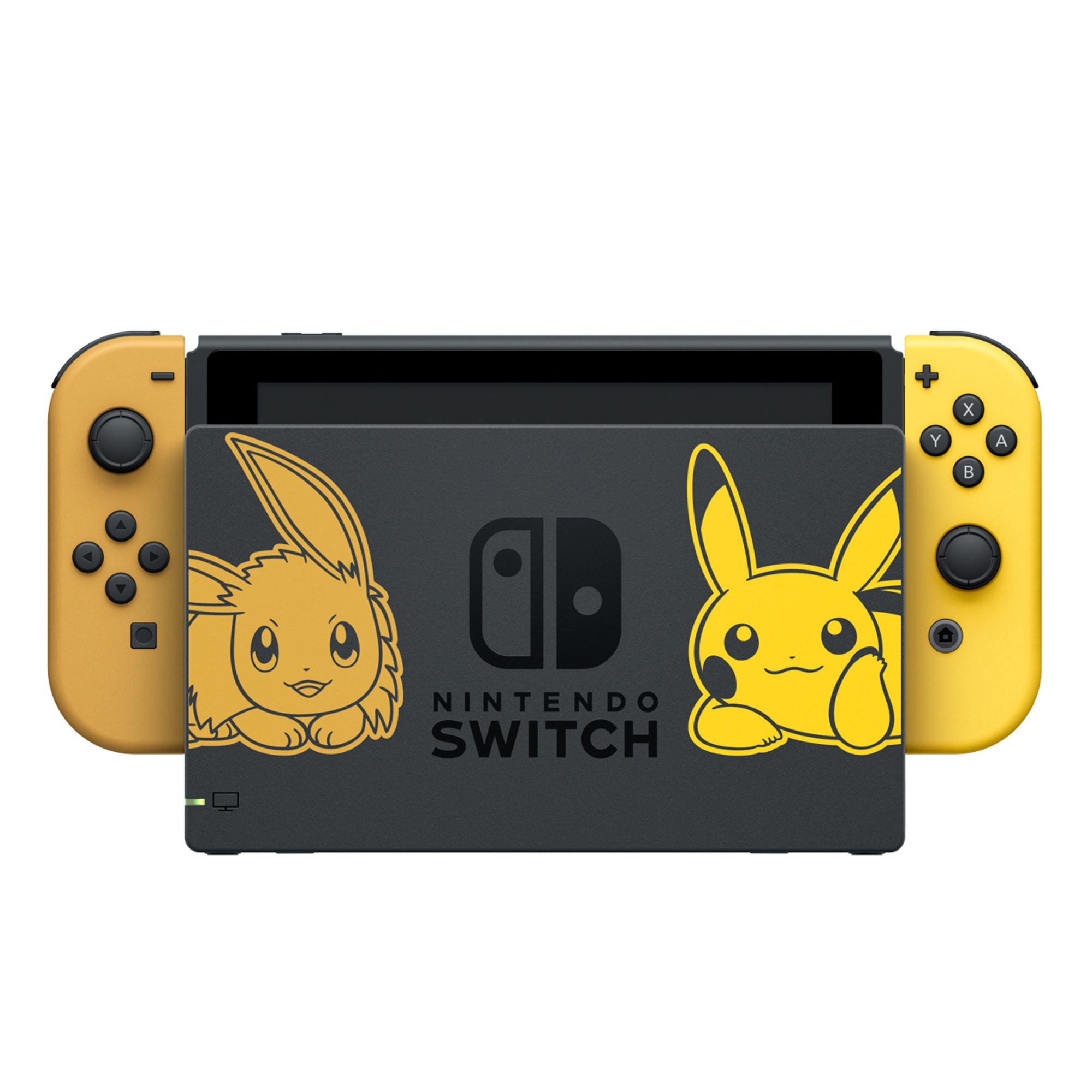 Switch & Pokémon: Let's Go, Evoli! - Console de jeux portables 15,8 cm (6.2 ) 32 Go Wifi Noir, Jaune - Bon état