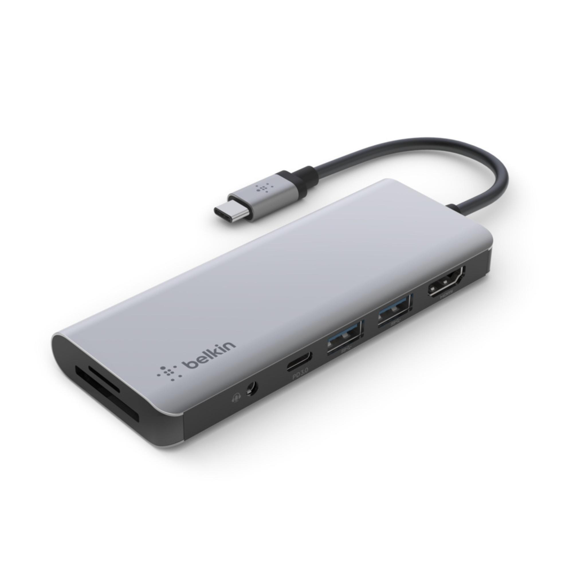 Belkin AVC009btSGY USB 3.2 Gen 1 (3.1 Gen 1) Type-C Argent - Neuf