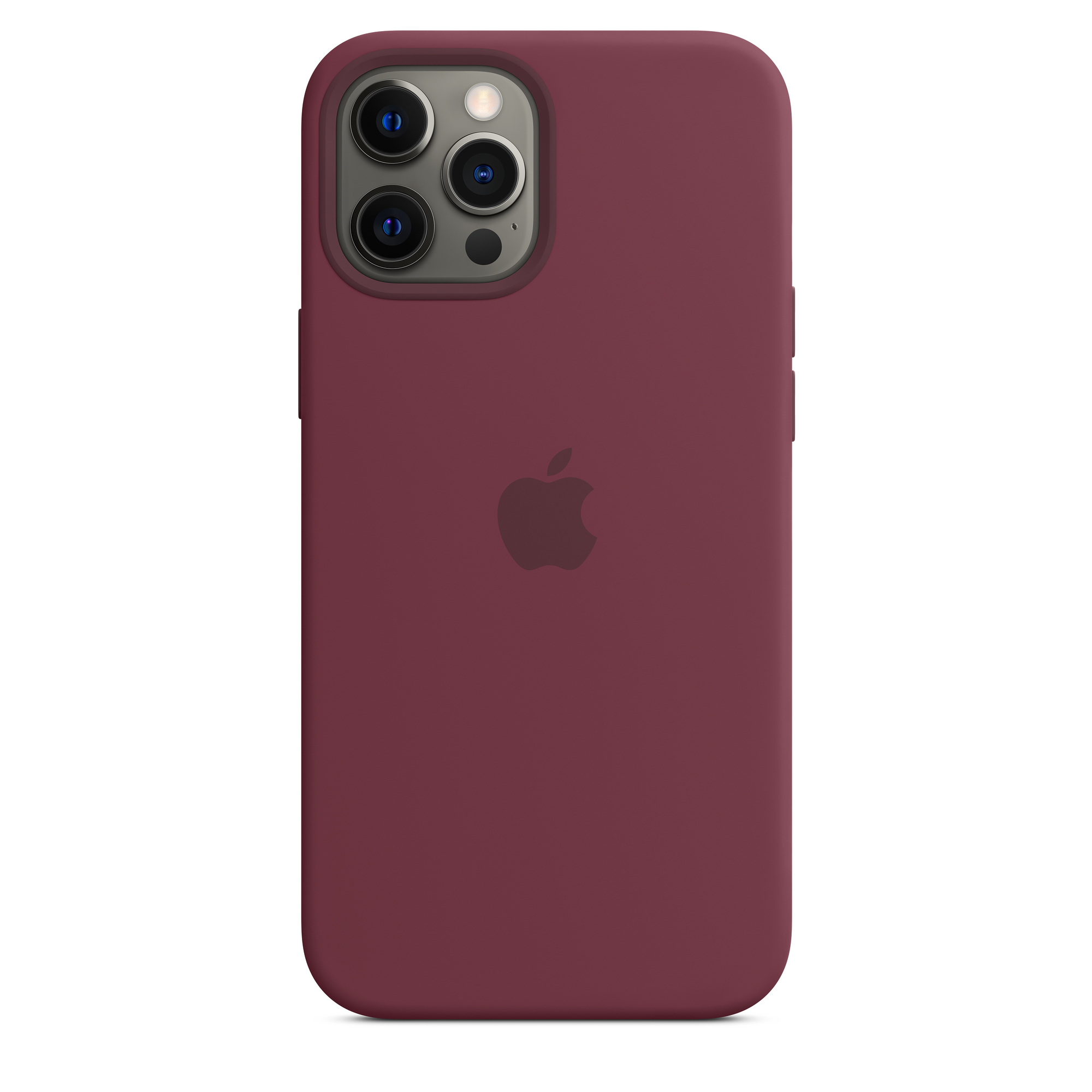 Apple Silicone Case iPhone 12 Pro Max Violet - vue 3