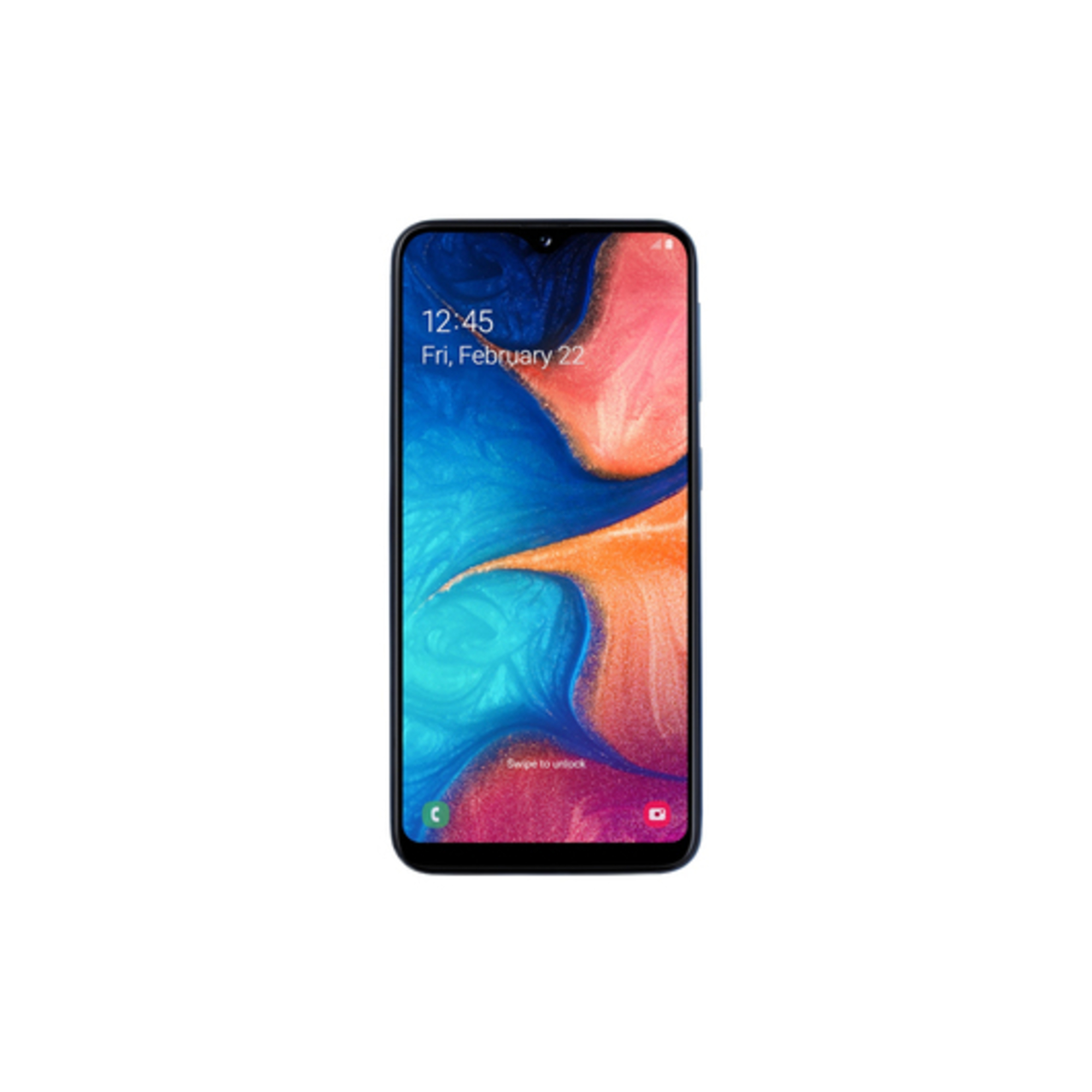 Galaxy A20e (2019) 32 Go, Bleu, débloqué - Neuf