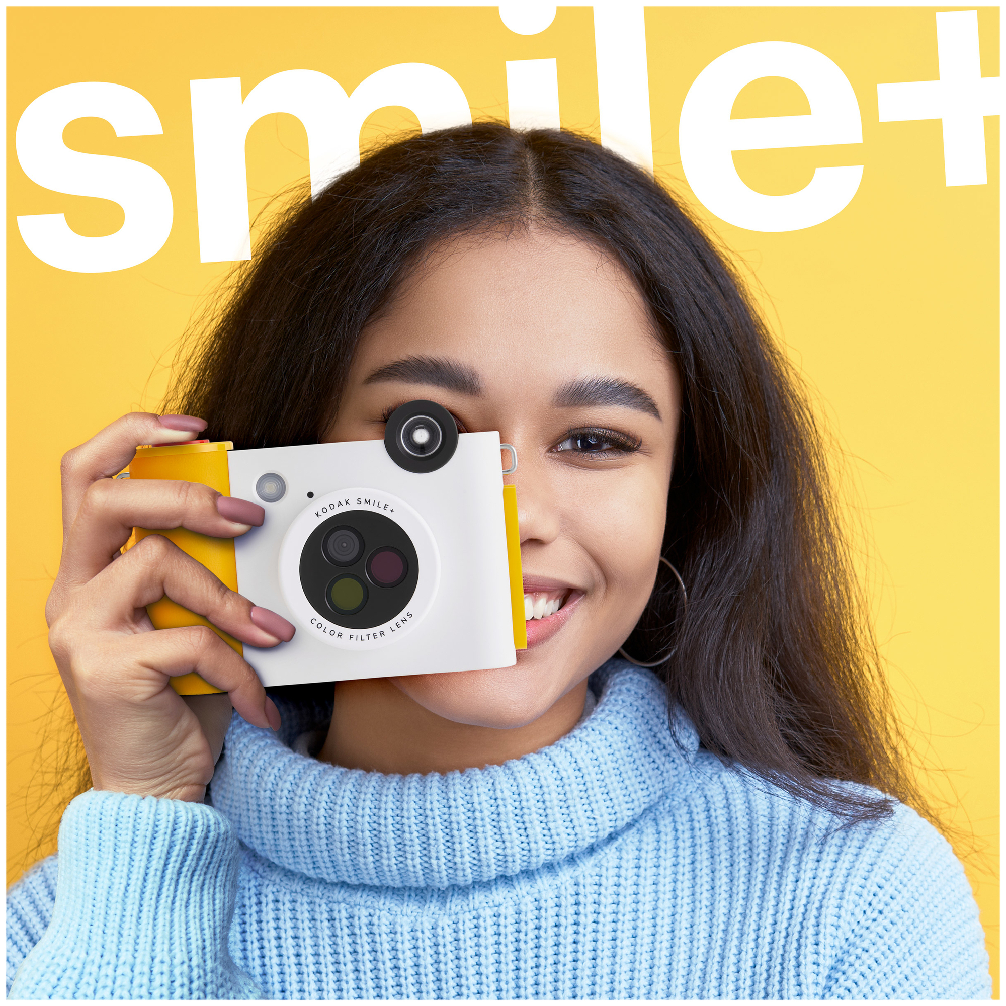 Kodak Smile+ 50,8 x 76,2 mm Blanc, Jaune - Neuf