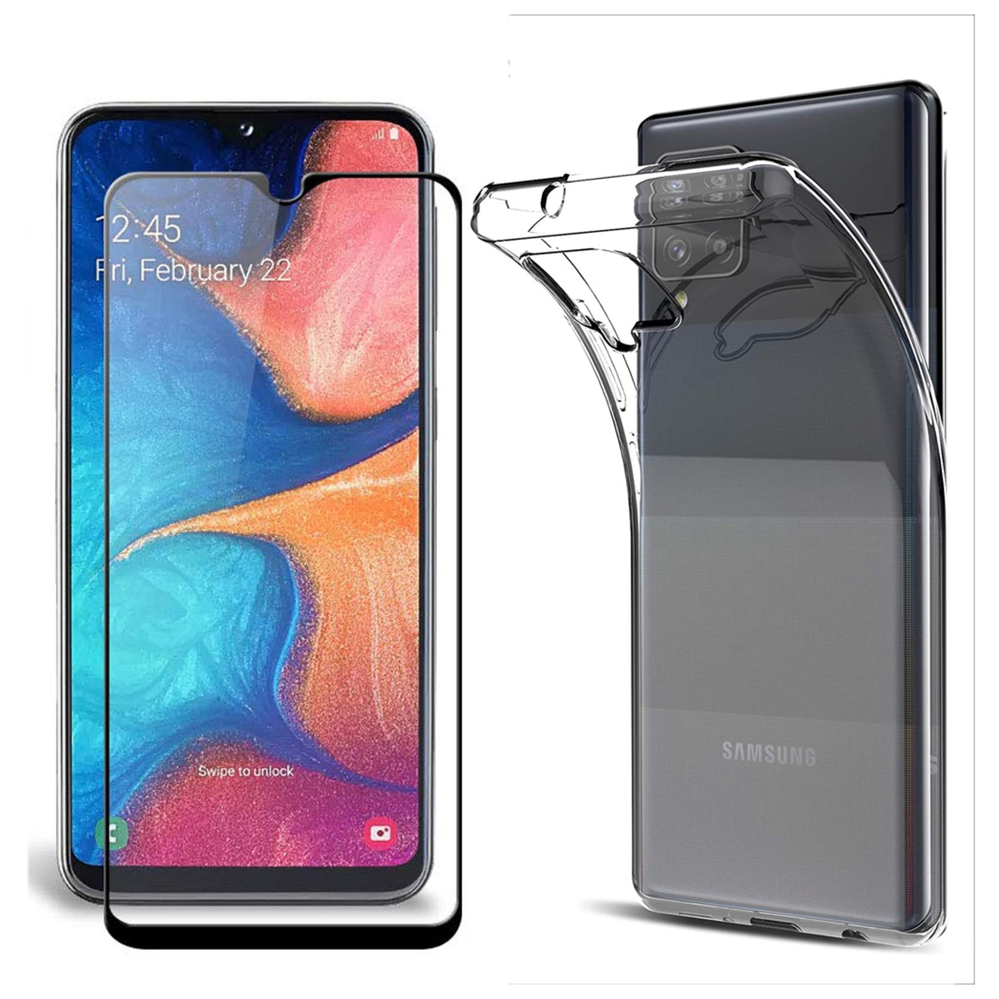 XEPTIO Samsung Galaxy A42 5G tpu et protection &eacute;cran full noir - Neuf