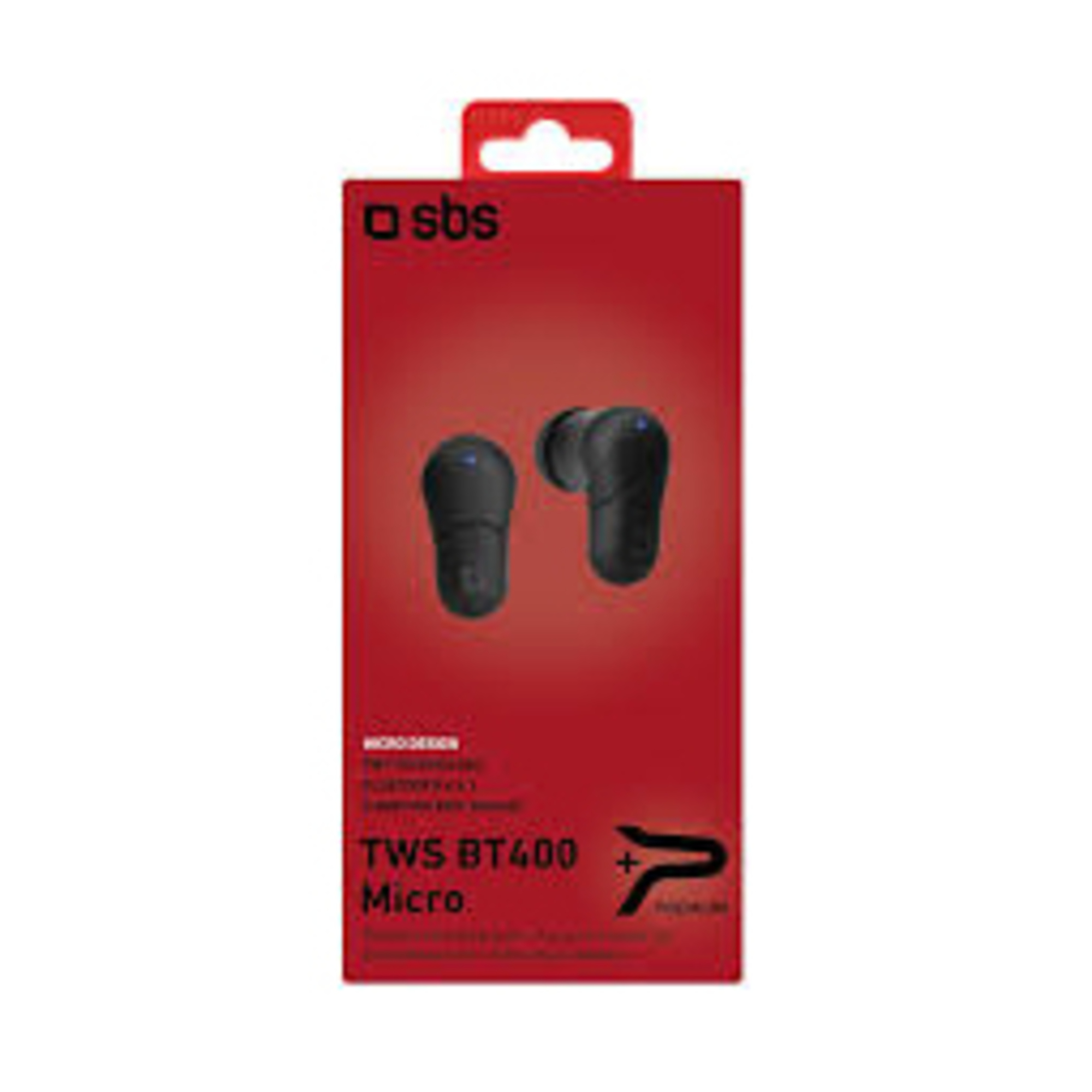 SBS TEEARSETBTTWS400K écouteur/casque Sans fil Ecouteurs Sports Bluetooth Noir - vue 3