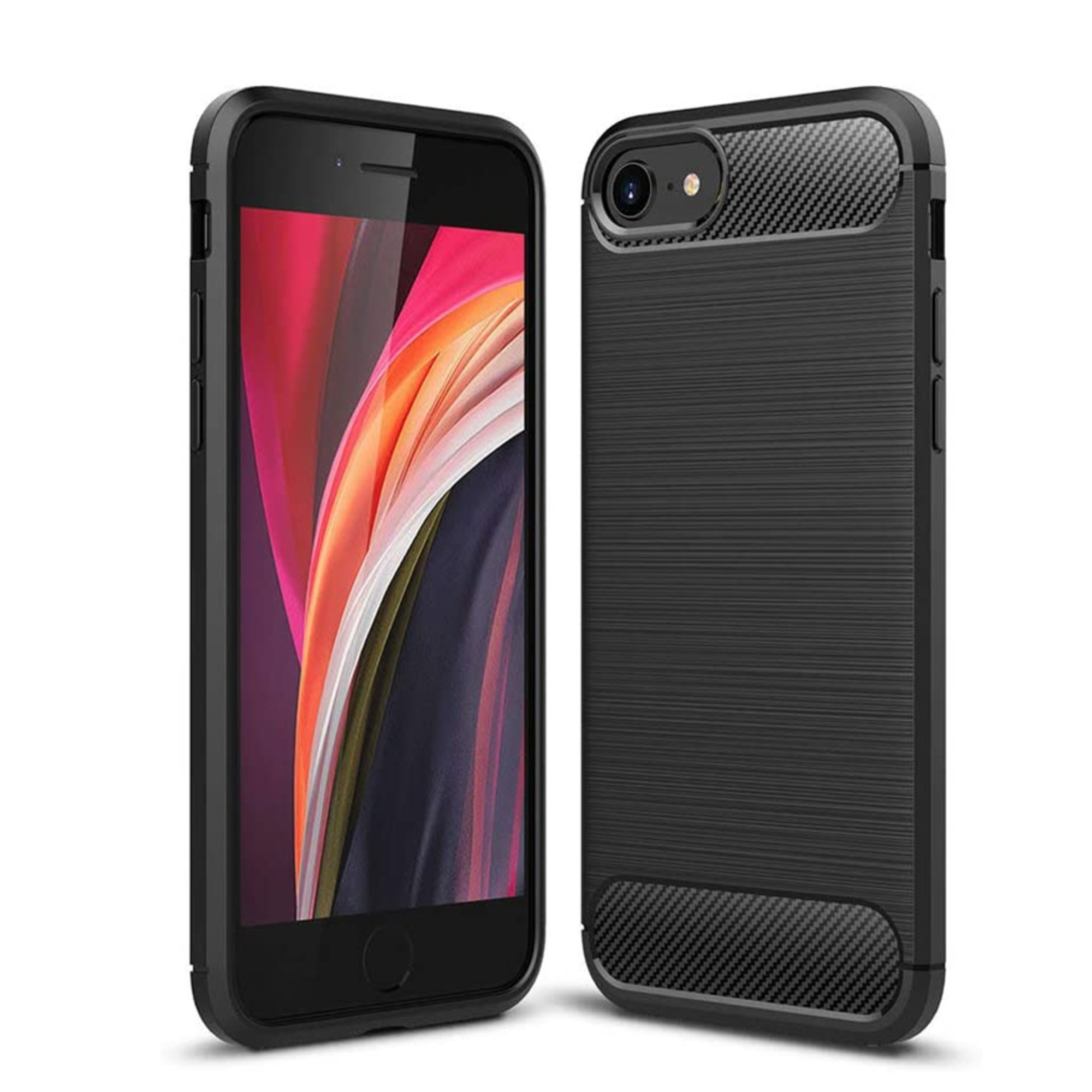 XEPTIO Apple iPhone 17e 2026 coque case protection style carbone noir - Neuf