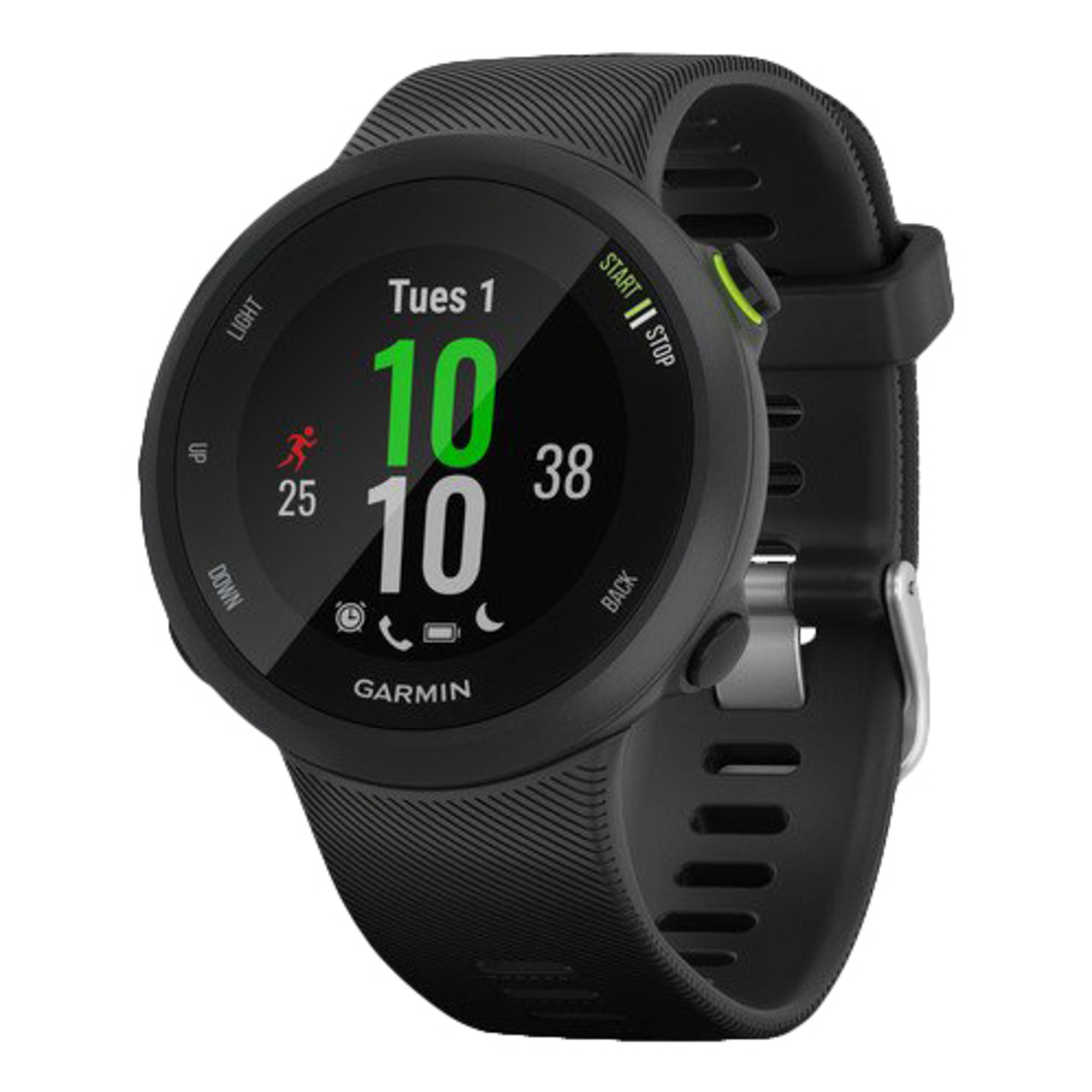 Forerunner 45 2,64  (1.04 ) Mip 42 Mm Noir Gps (Satellite) - Neuf