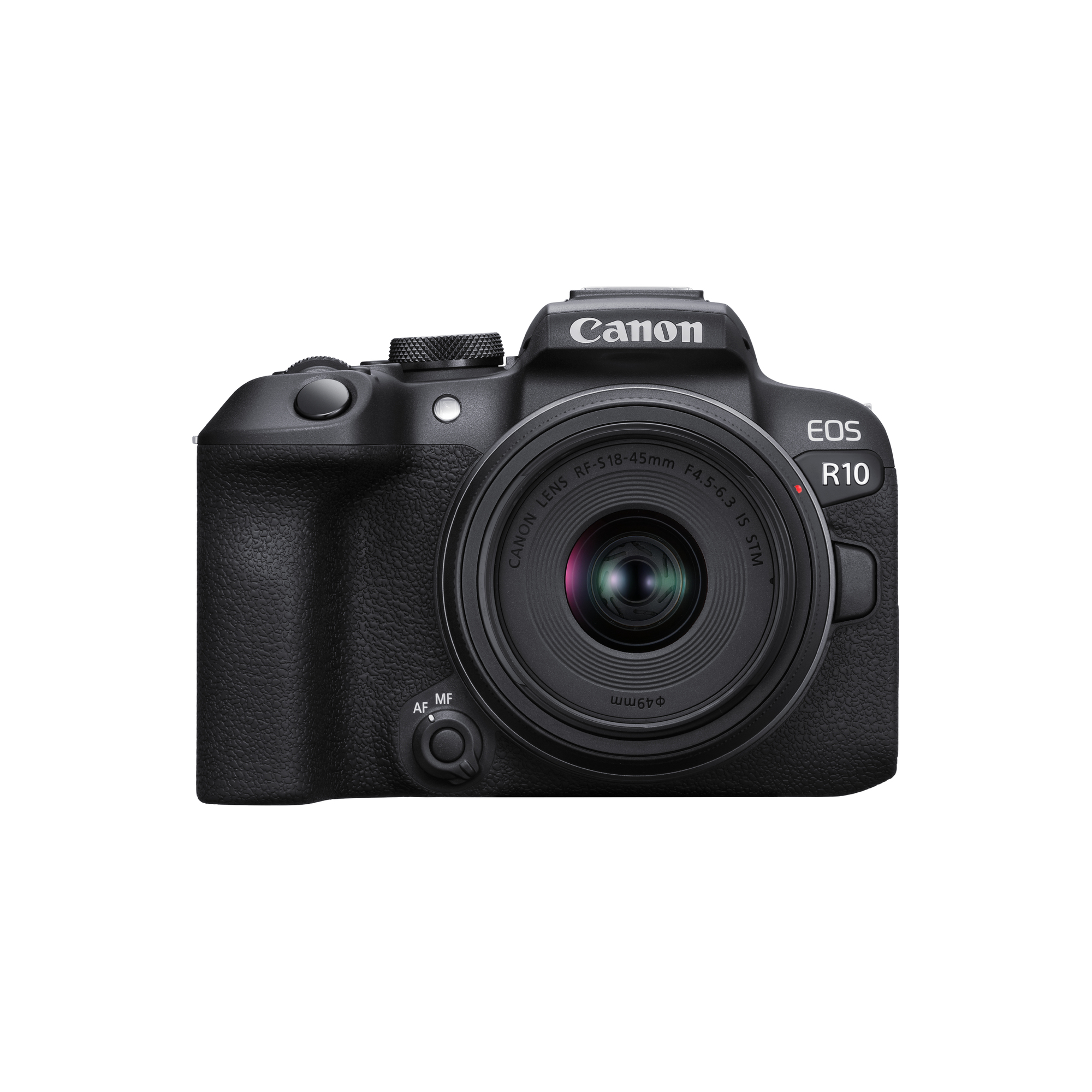 Canon EOS R10 + RF-S 18-45mm F4.5-6.3 IS STM + EF- R MILC 24,2 MP CMOS 6000 x 4000 pixels Noir - Neuf