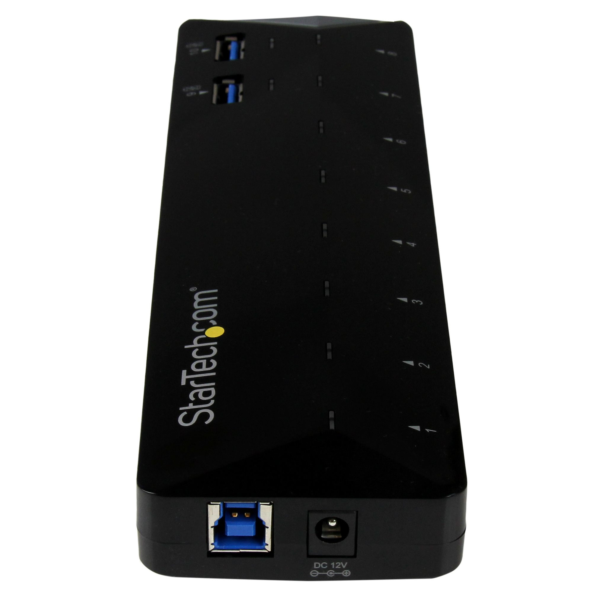 StarTech.com Concentrateur USB 3.0 5Gbps 10 ports avec Ports de Charge et de Synchronisation 8 x USB A 2 x USB A ports de Charge Rapide Concentrateur USB Multiport Alimenté Neuf - vue 3