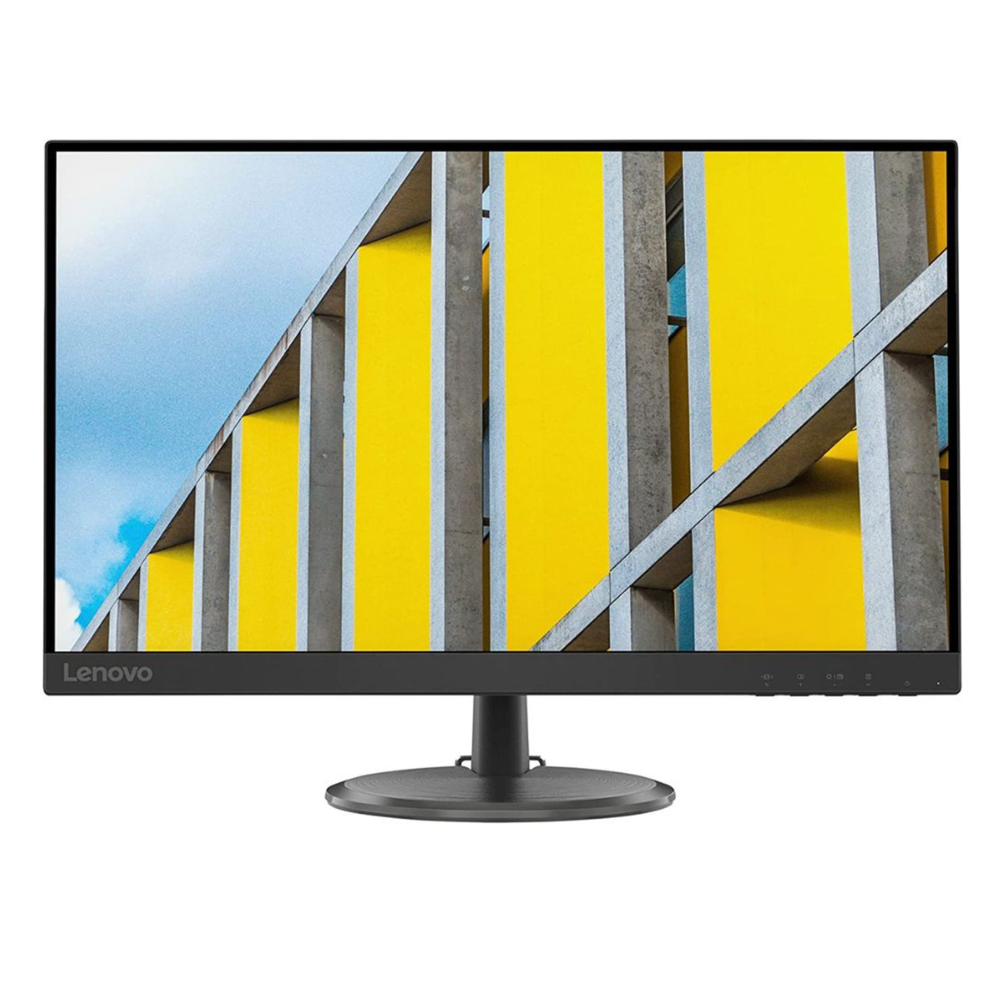 Lenovo D27-30 27.0 Inch FHD VA FreeSync Gaming Monitor 75 Hz 4 ms HDMI+VGA 3-side borderless - Raven Black - Neuf