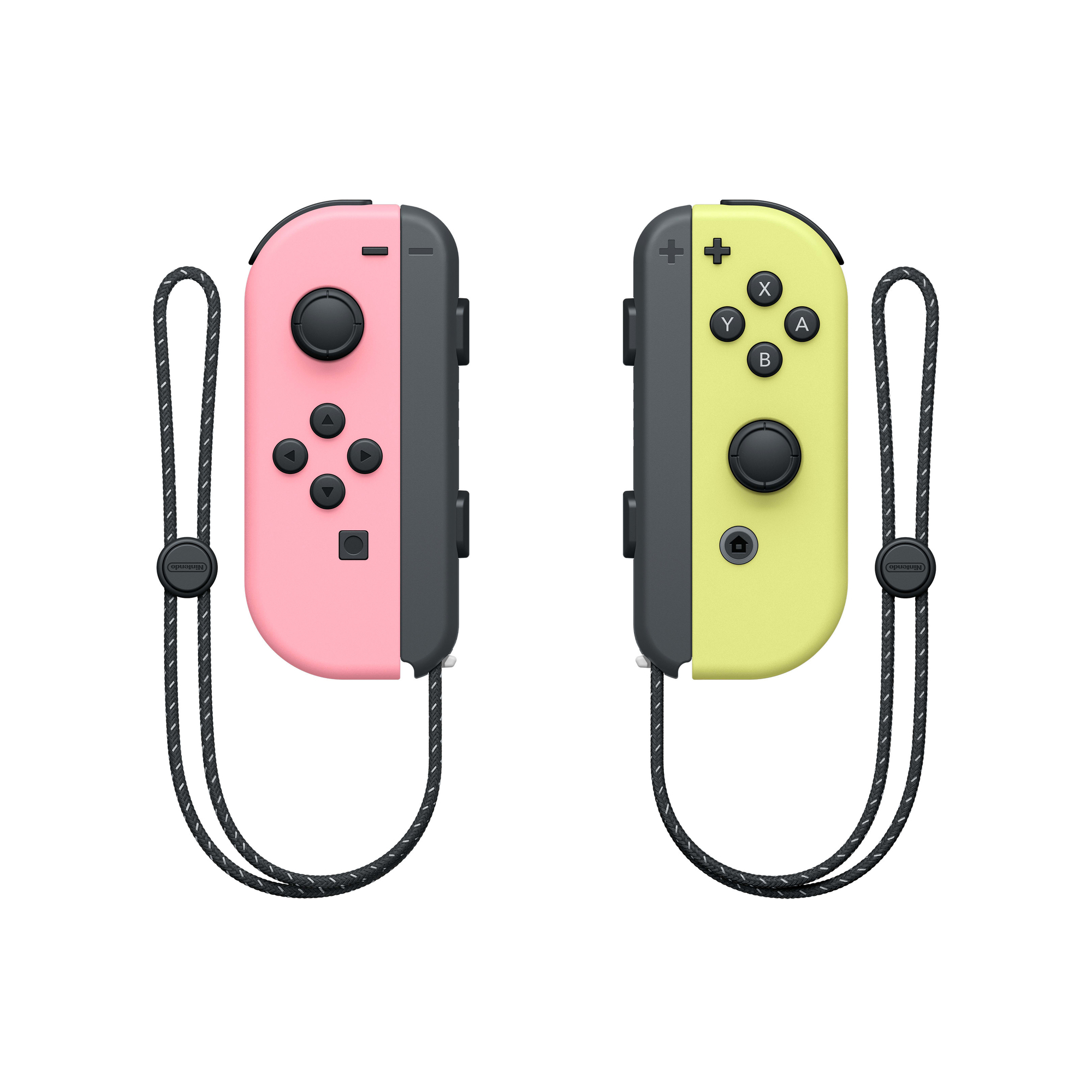 Joy-Con - Manette de jeu Analogique/Numérique pour Nintendo Switch, Nintendo Switch OLED, Rose & Jaune Pastel - Neuf