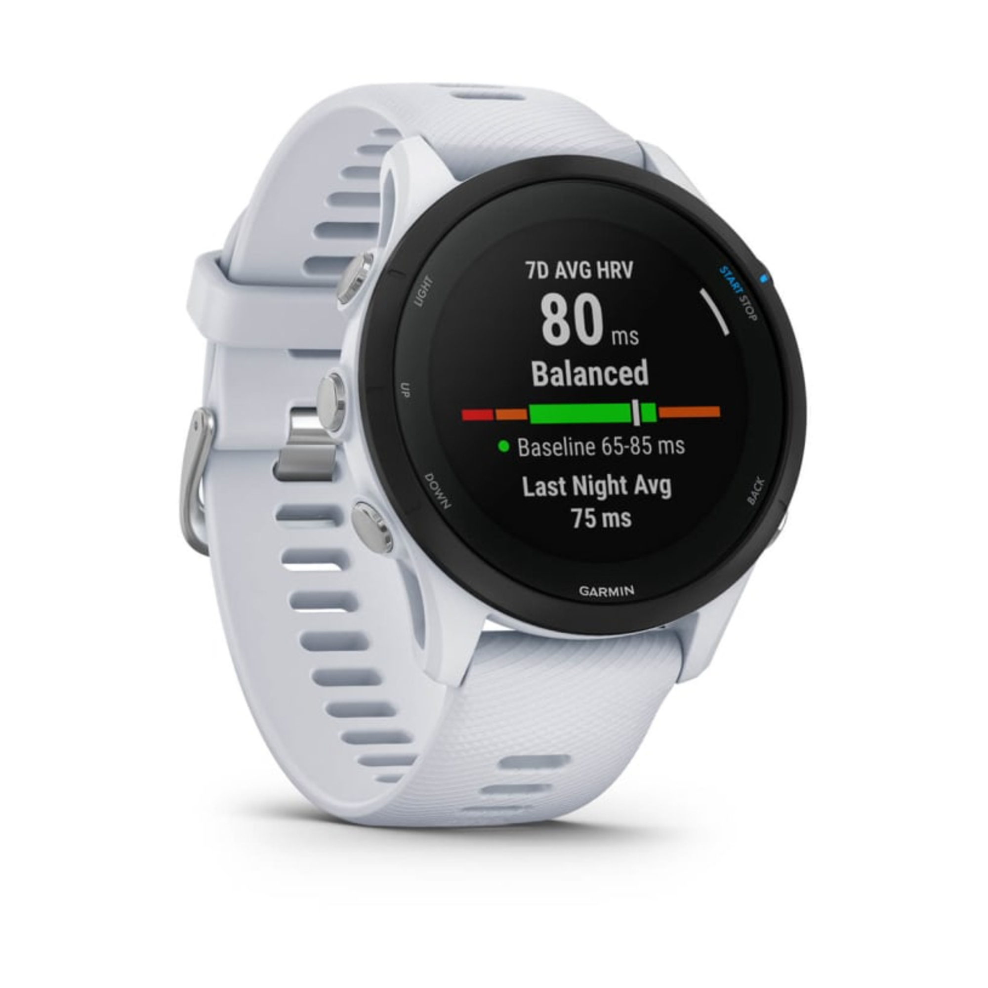 Forerunner 255 Music 3,3  (1.3 ) Mip 46 Mm Blanc Gps (Satellite) - Neuf