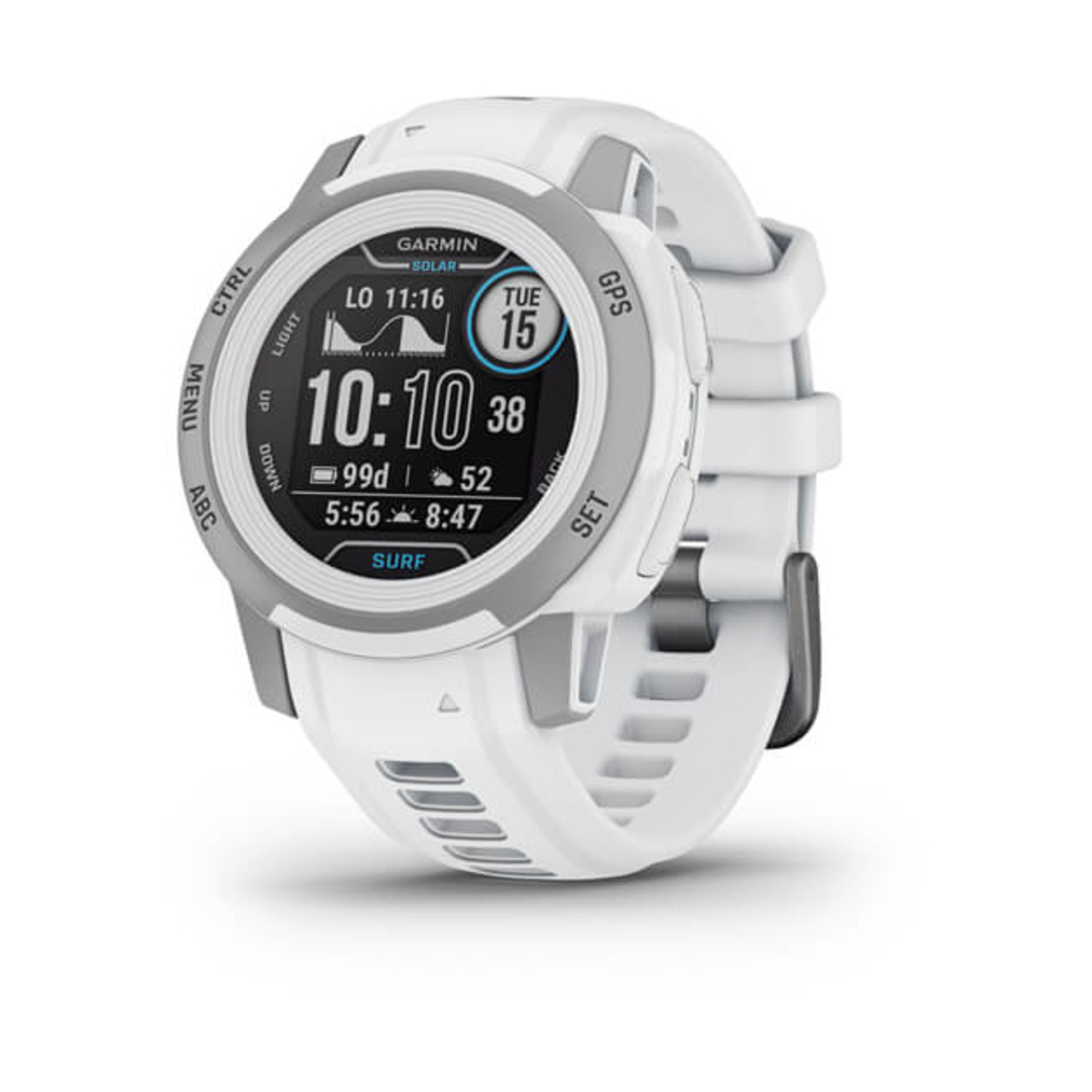 Instinct 2S Solar Surf 2 01 0.79 Mip 40 Mm Gps Satellite Neuf
