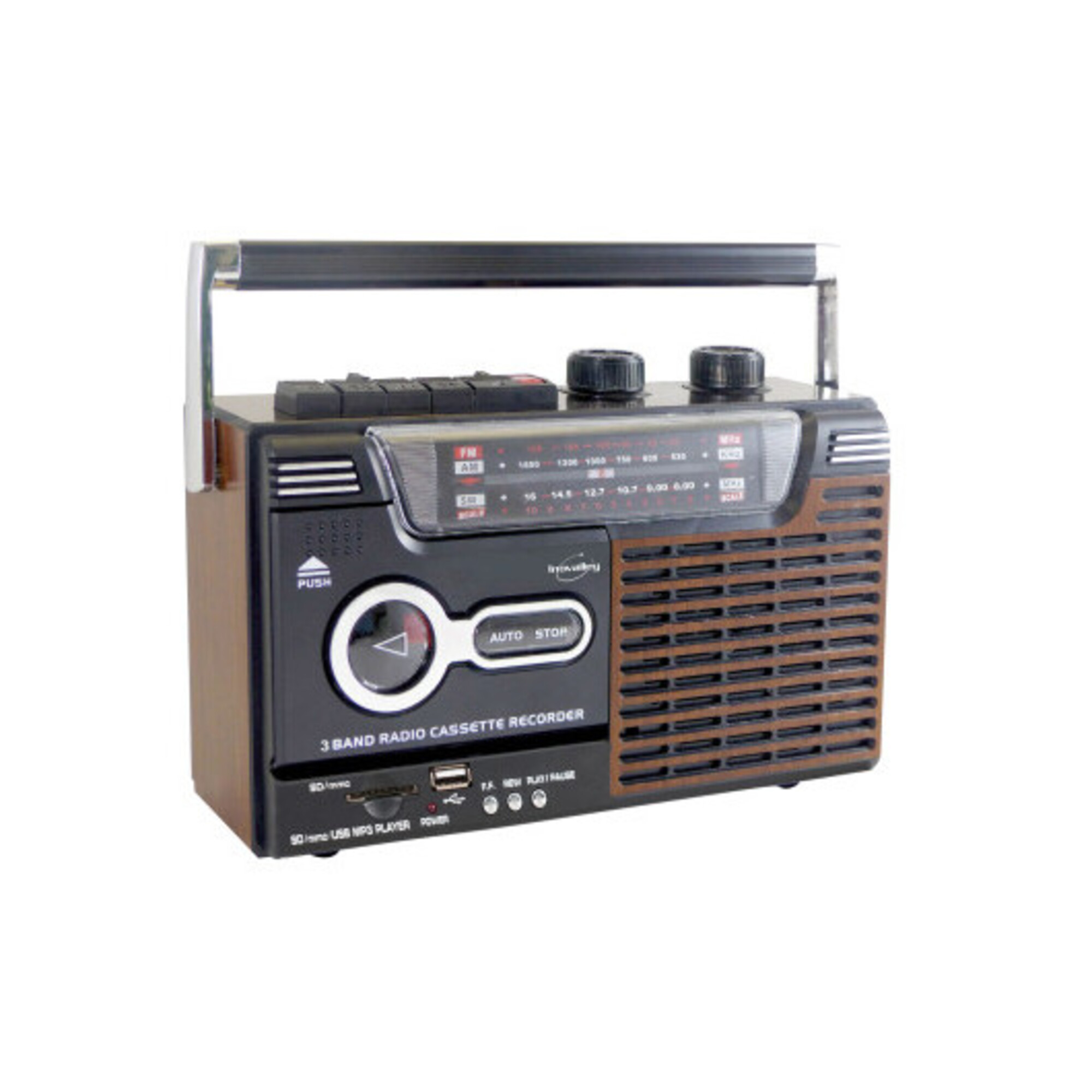 Radio cassette enregistreur INOVALLEY RK10N Haut parleur 1 x 8 Watts AMFMSW1SW2 - vue 2