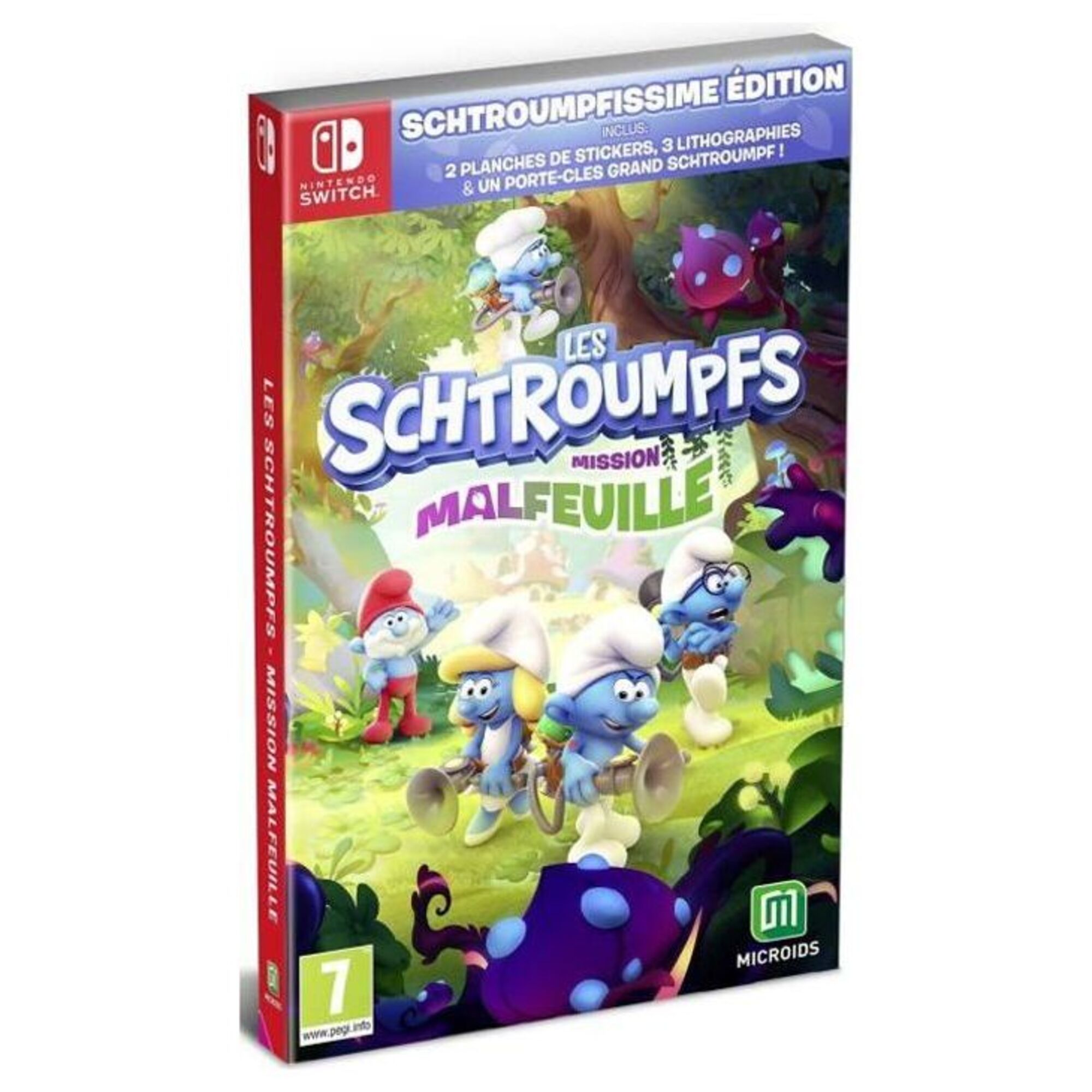 LES SCHTROUMPFS : Mission Malfeuille - Schtroumpfissime Édition Jeu Switch - Neuf LES SCHTROUMPFS : Mission Malfeuille - Schtroumpfissime Édition Jeu Switch - Neuf