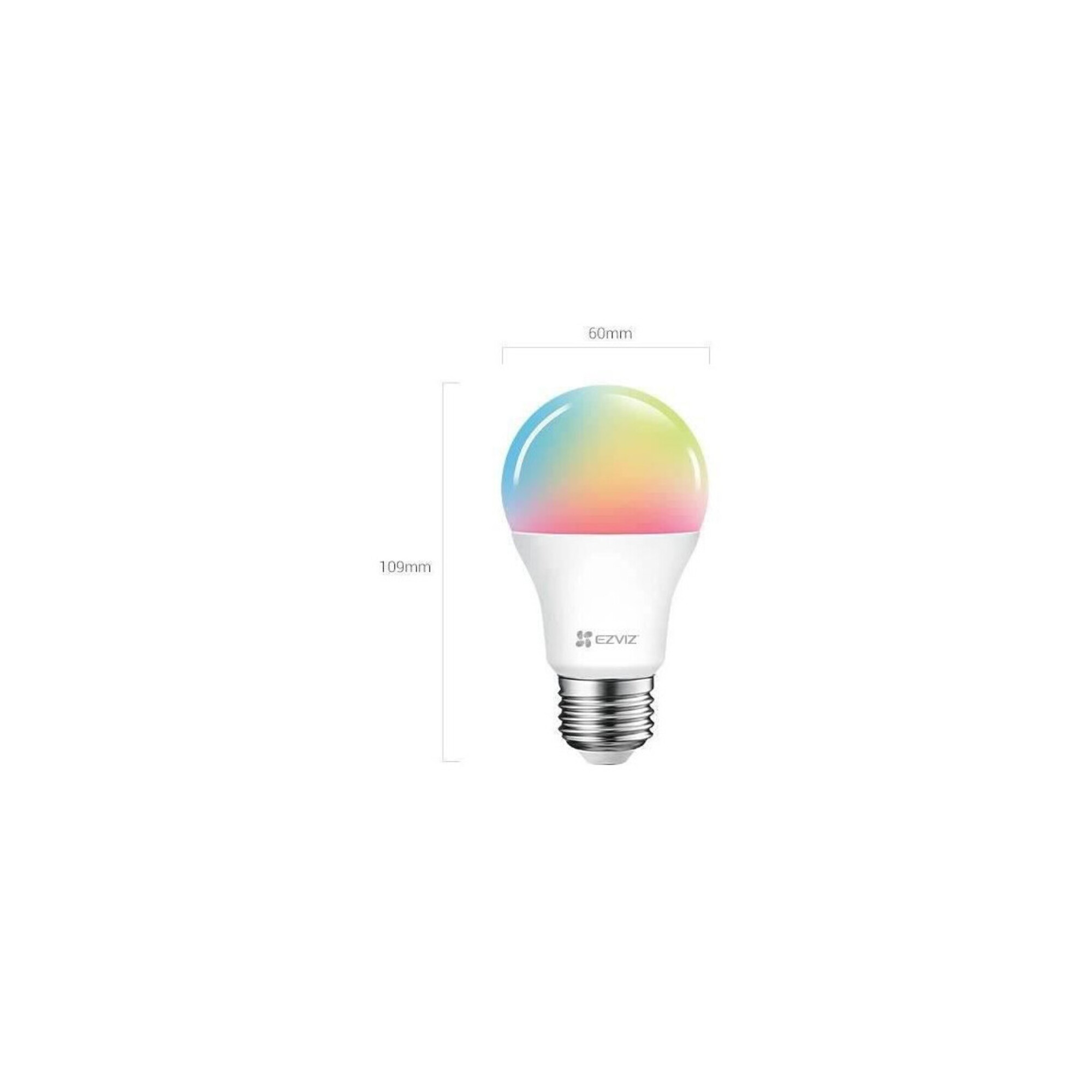 Ampoule Connectée EZVIZ LB1 CS-HAL-LB1-LCAW E27 – 8W, Multicolore, Wi-Fi - vue 3