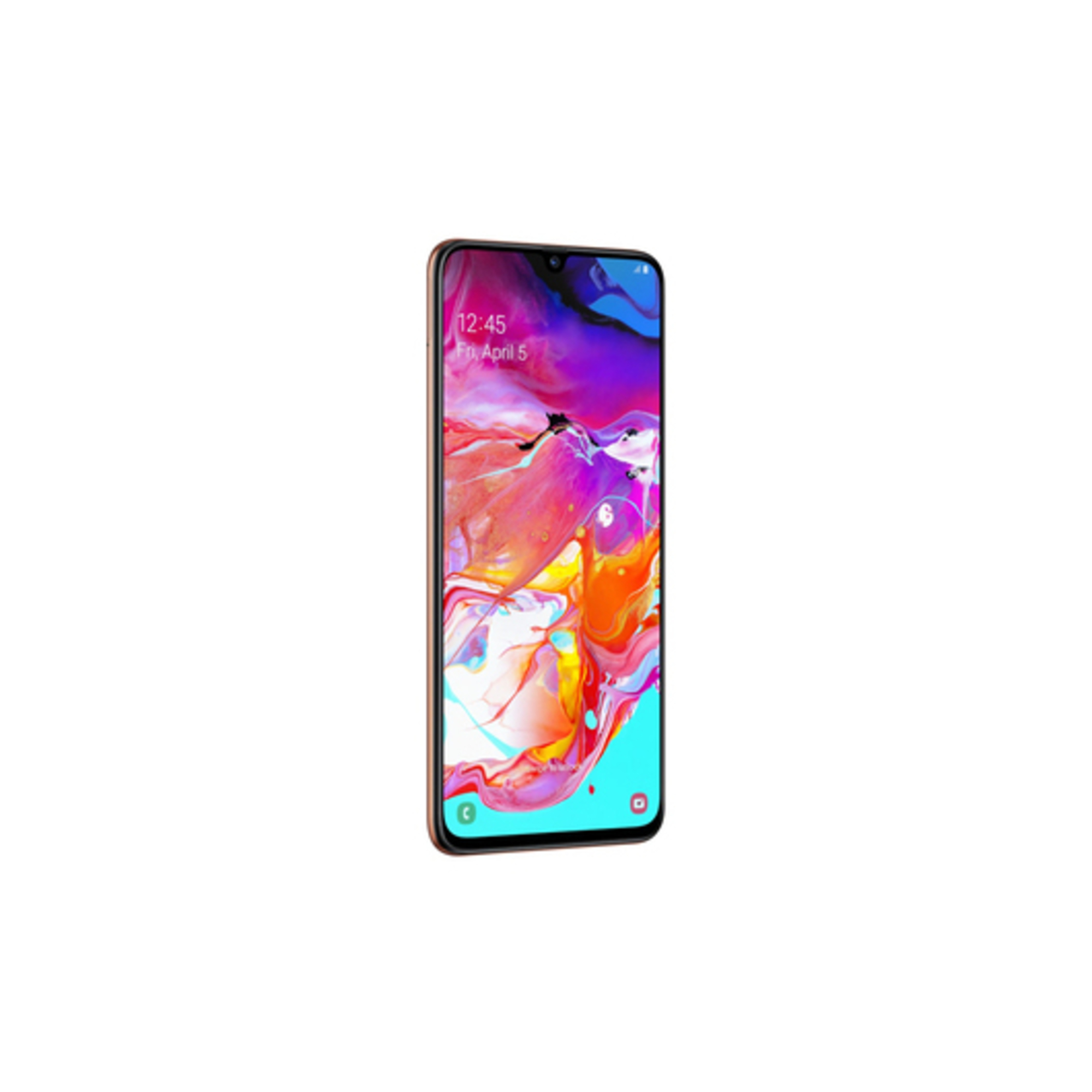 Galaxy A70 (2019) 128 Go, Corail, débloqué - Très bon état