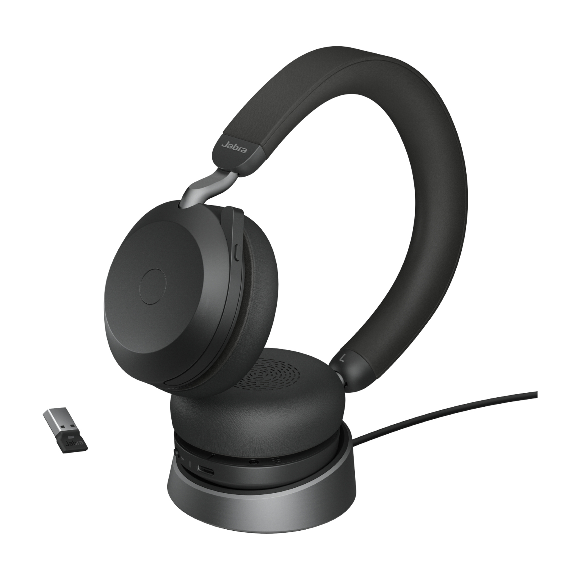 Jabra Evolve2 75 Casque Avec fil &sans fil Arceau BureauCentre d'appels Bluetooth Socle de chargement Neuf - vue 2