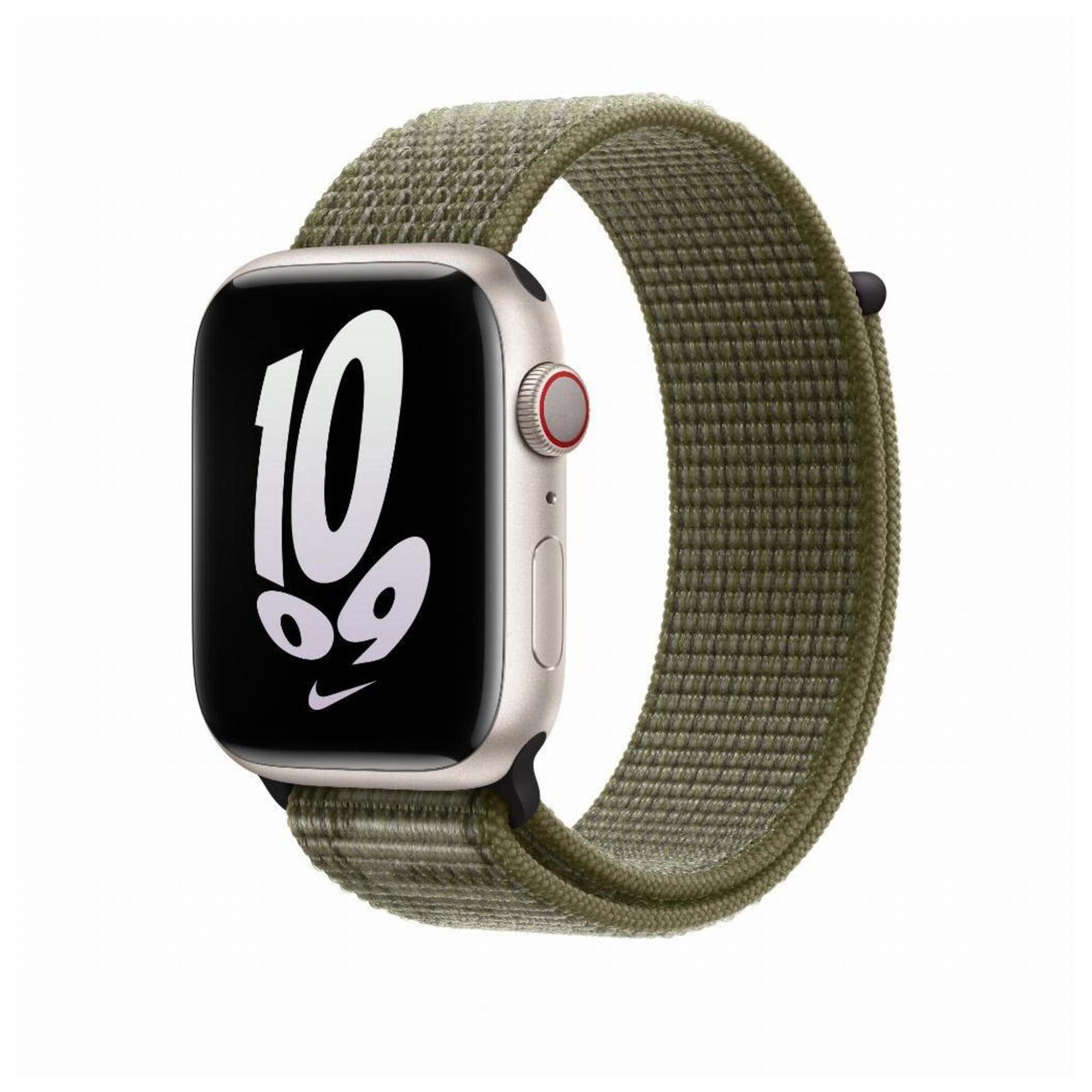 Apple Nike Sport Loop Band pour Apple Watch SequoiaPure Platinum - vue 4