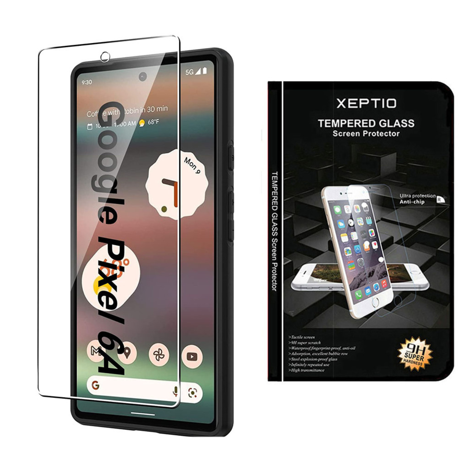 Protection écran Vitre  en verre trempé pour Google Pixel 6A 5G  -  Tempered glass XEPTIO - Neuf