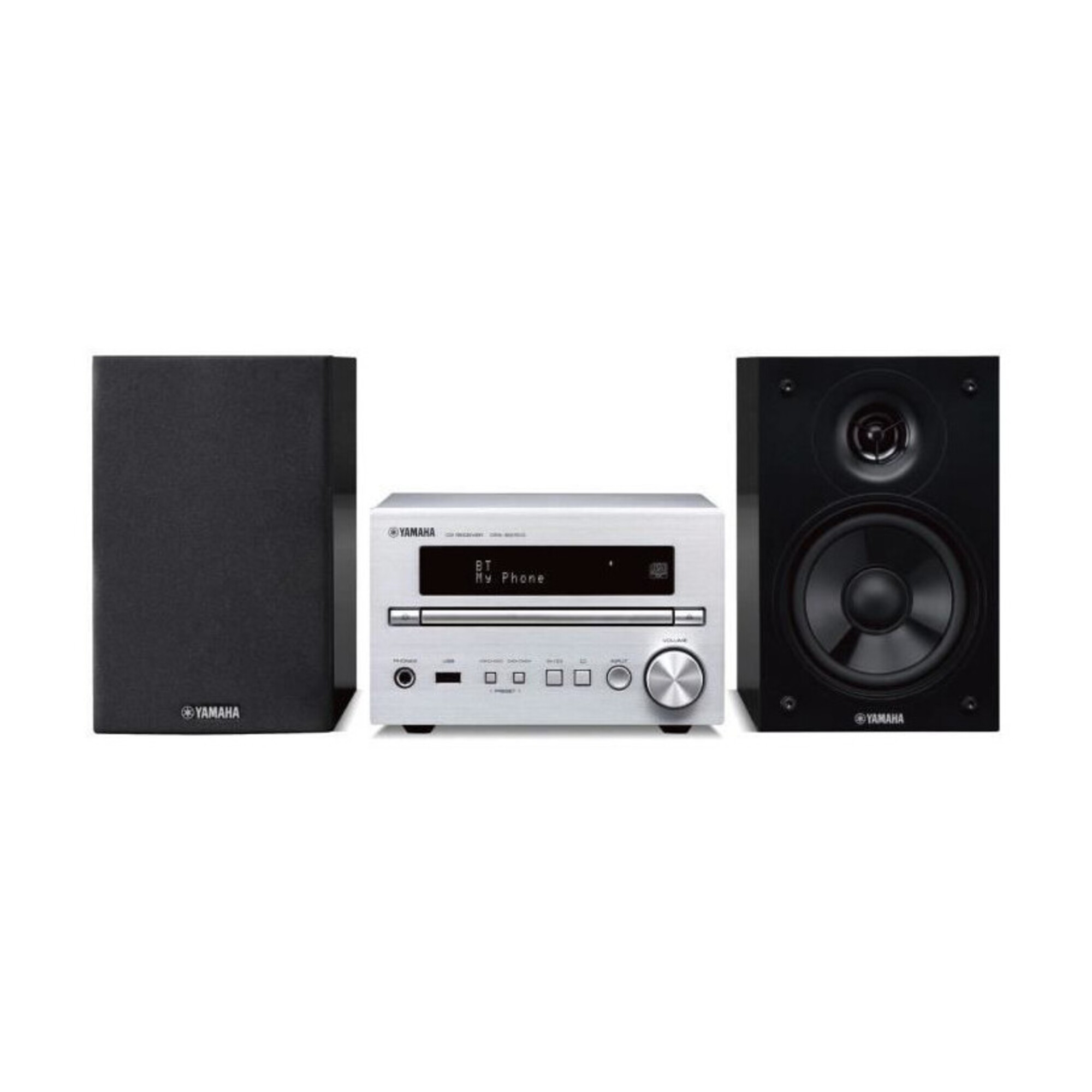 YAMAHA MCR-B370D Silver - Mini-chaîne 40 Watts - Lecteur CD/MP3 - Bluetooth 4.2- Tuner FM/DAB+ - Port USB - Entrée AUX - Neuf