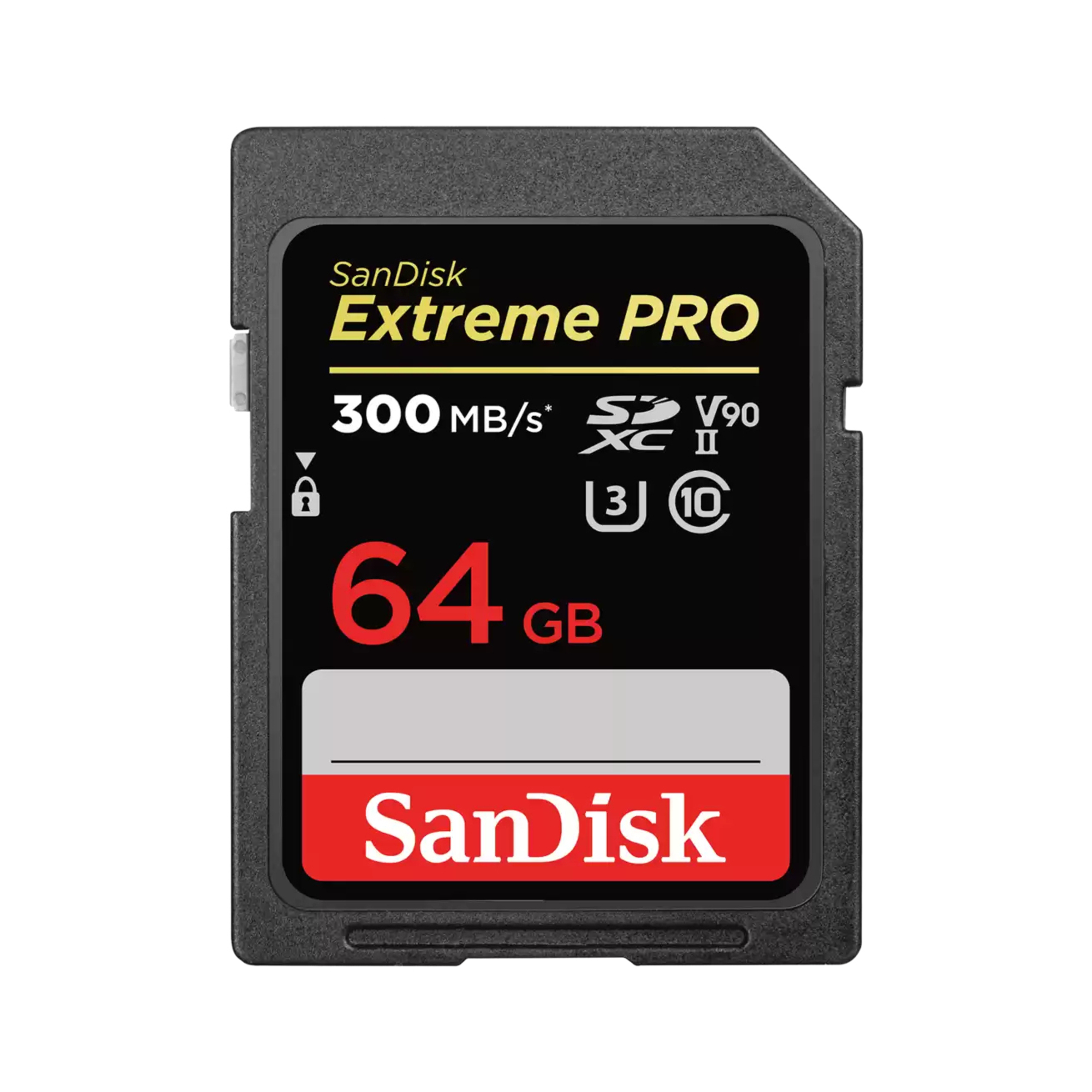 SanDisk Extreme PRO 64 Go SDXC UHS-II Classe 10 - Neuf