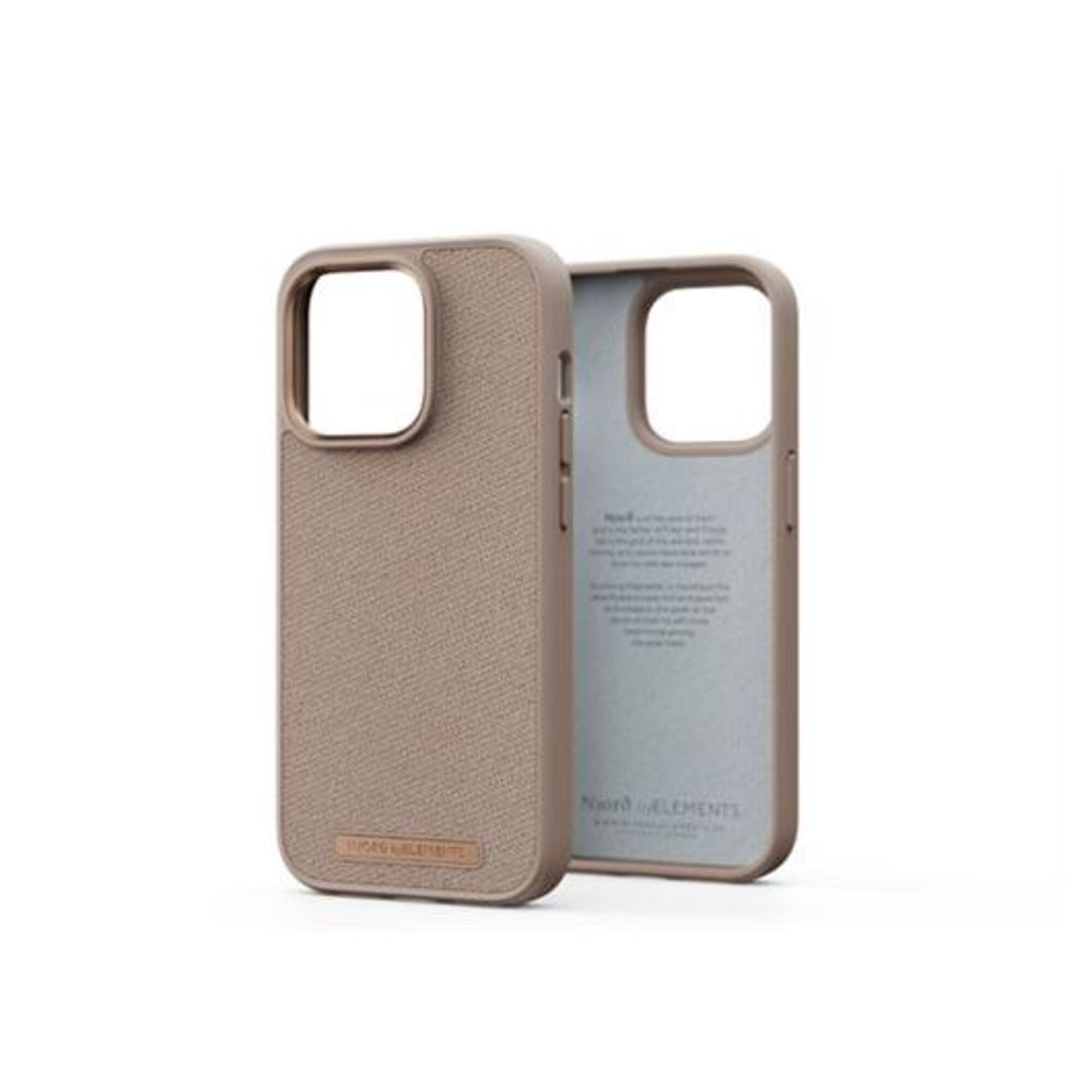 NJORD BYELEMENTS Coque  Just pour Apple iPhone 14 Pro - Sable - Neuf