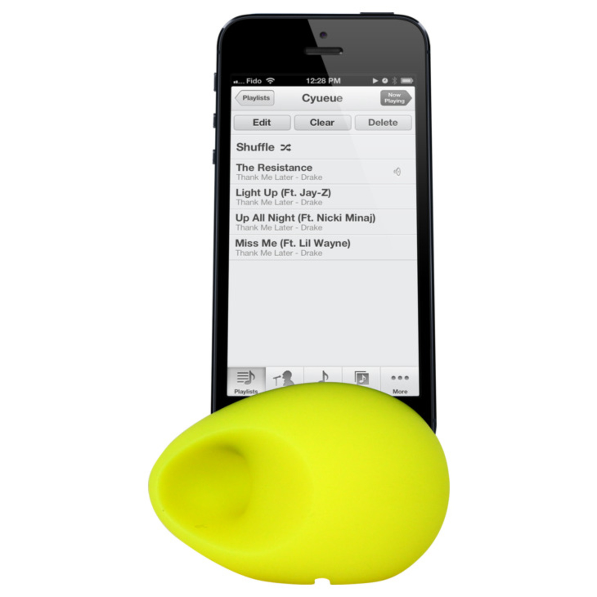 Oeuf Amplificateur de son pour Apple iPhone 5/5s/5C/SE, Jaune - Neuf