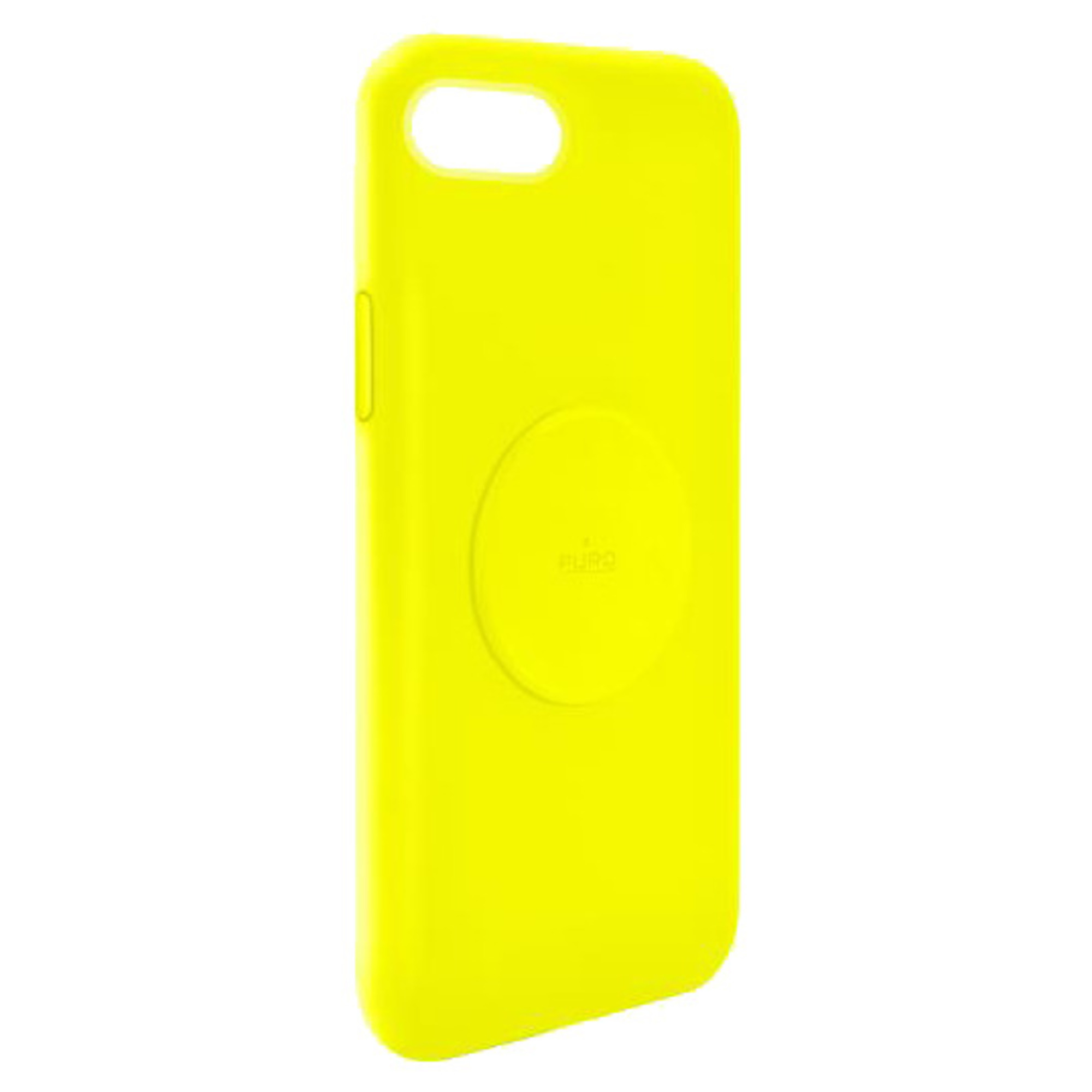 Funda Magnética de Silicona Icon Amarillo Fluorescente para iPhone 6/7/8/SE20 Puro - nuevo