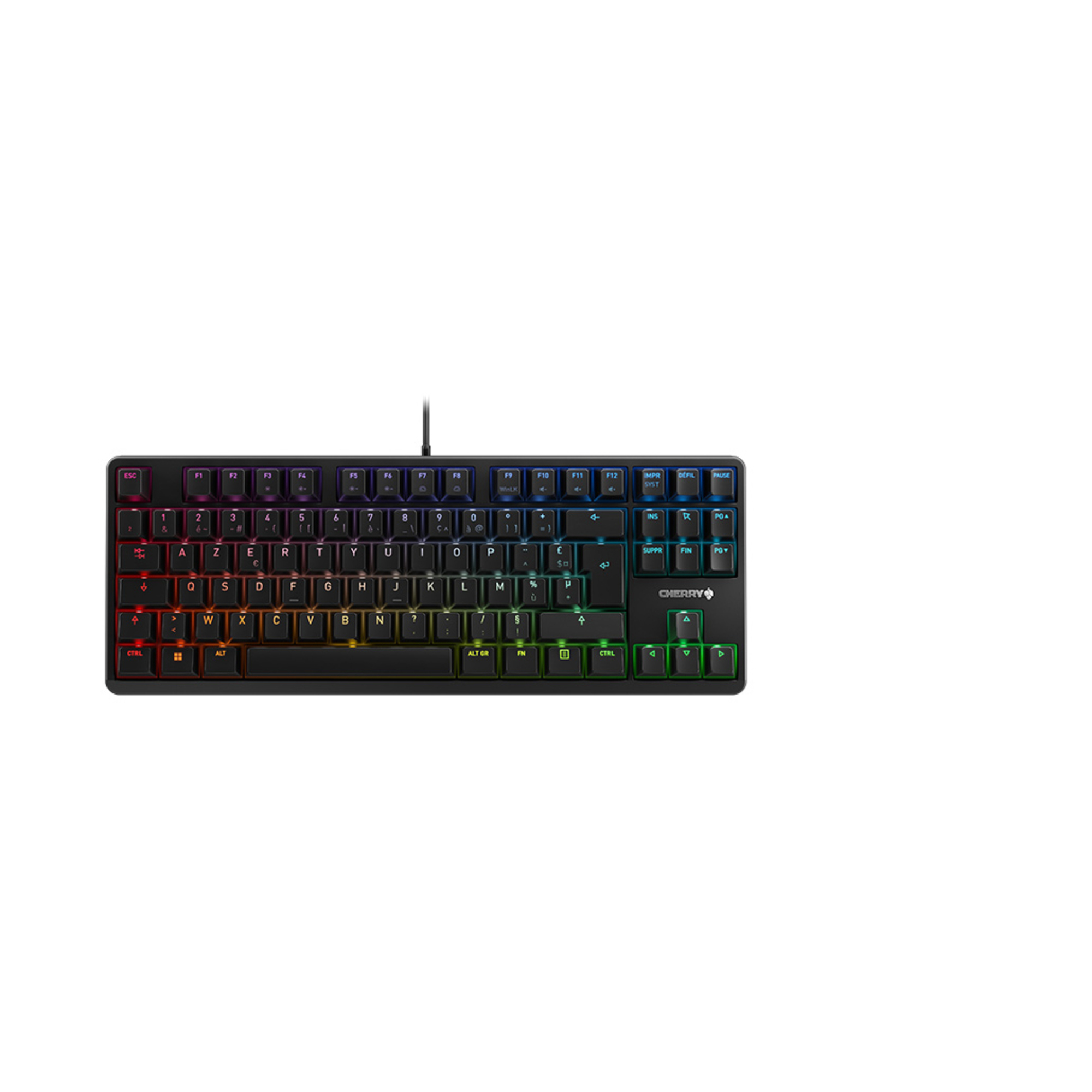 CHERRY G80 RGB TKL clavier Universel USB AZERTY Français Neuf