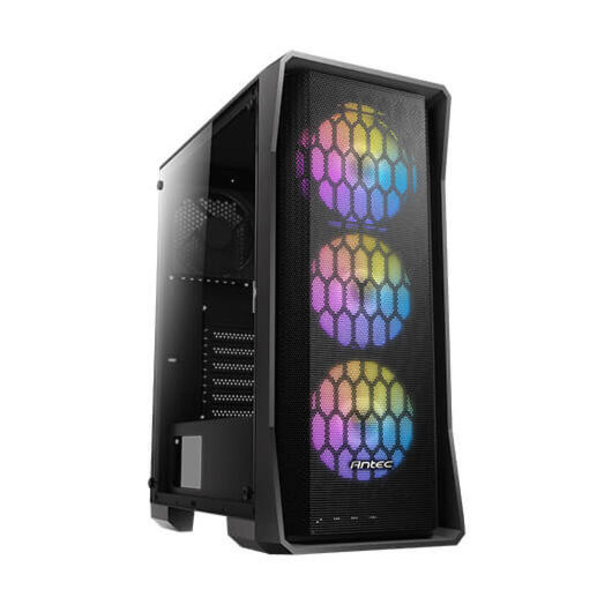 Boitier PC Moyen Tour ATX Antec NX360 RGB avec panneaux vitrés - vue 4