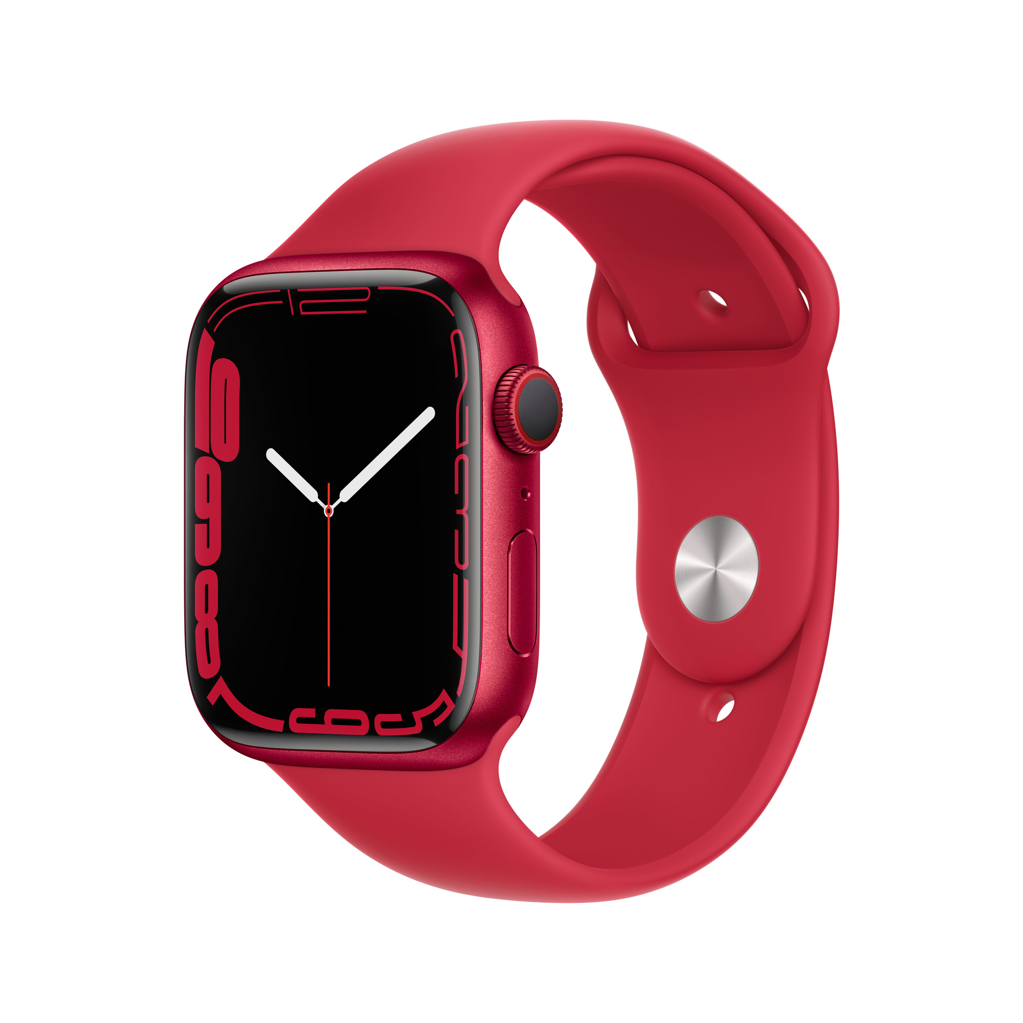 Watch Series 7 (GPS) 45 mm Caja de aluminio (Producto) Rojo, Pulsera deportiva (Producto) Rojo - Reacondicionado - Muy buen estado