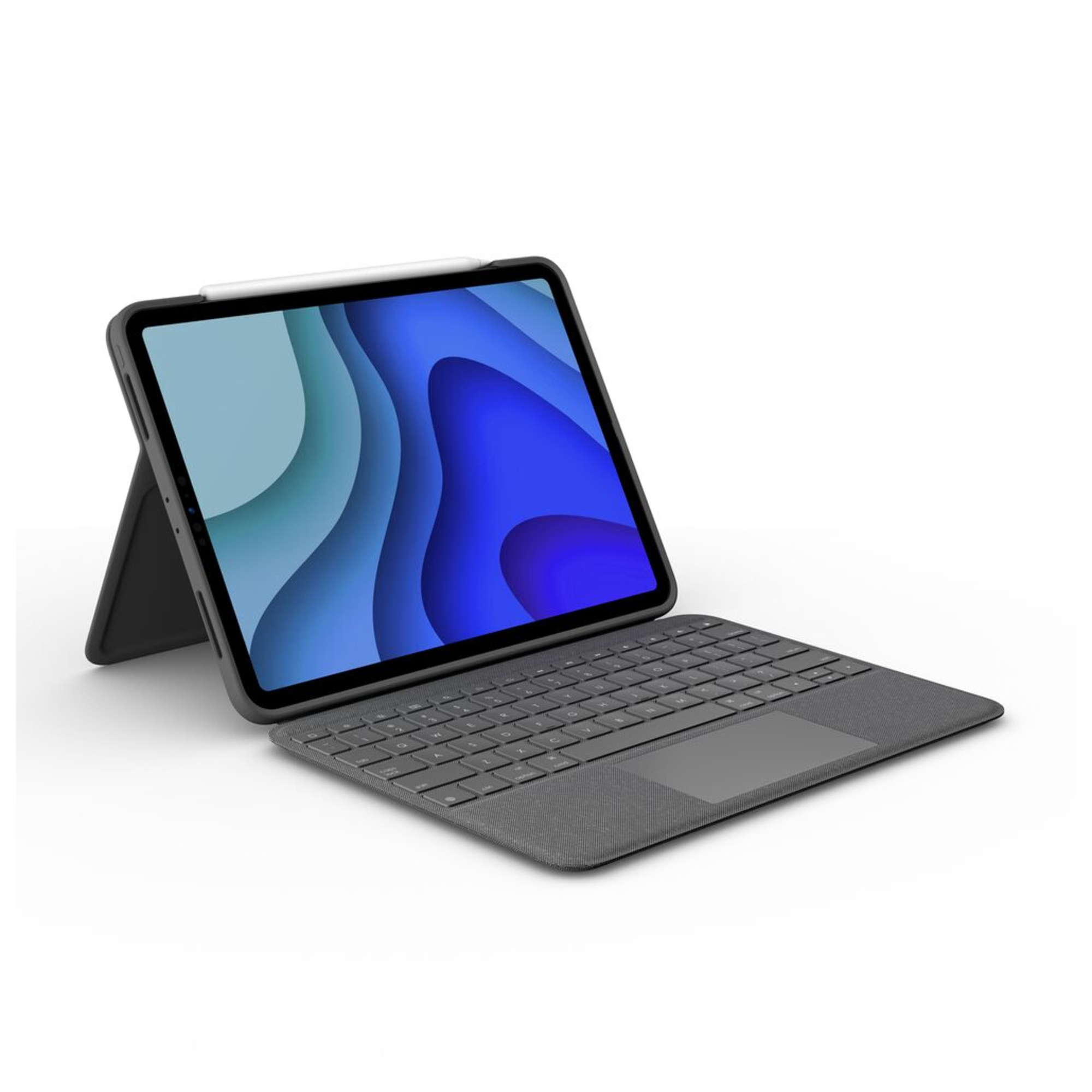 Logitech Folio Touch AZERTY Français Smart Connector Gris - Neuf