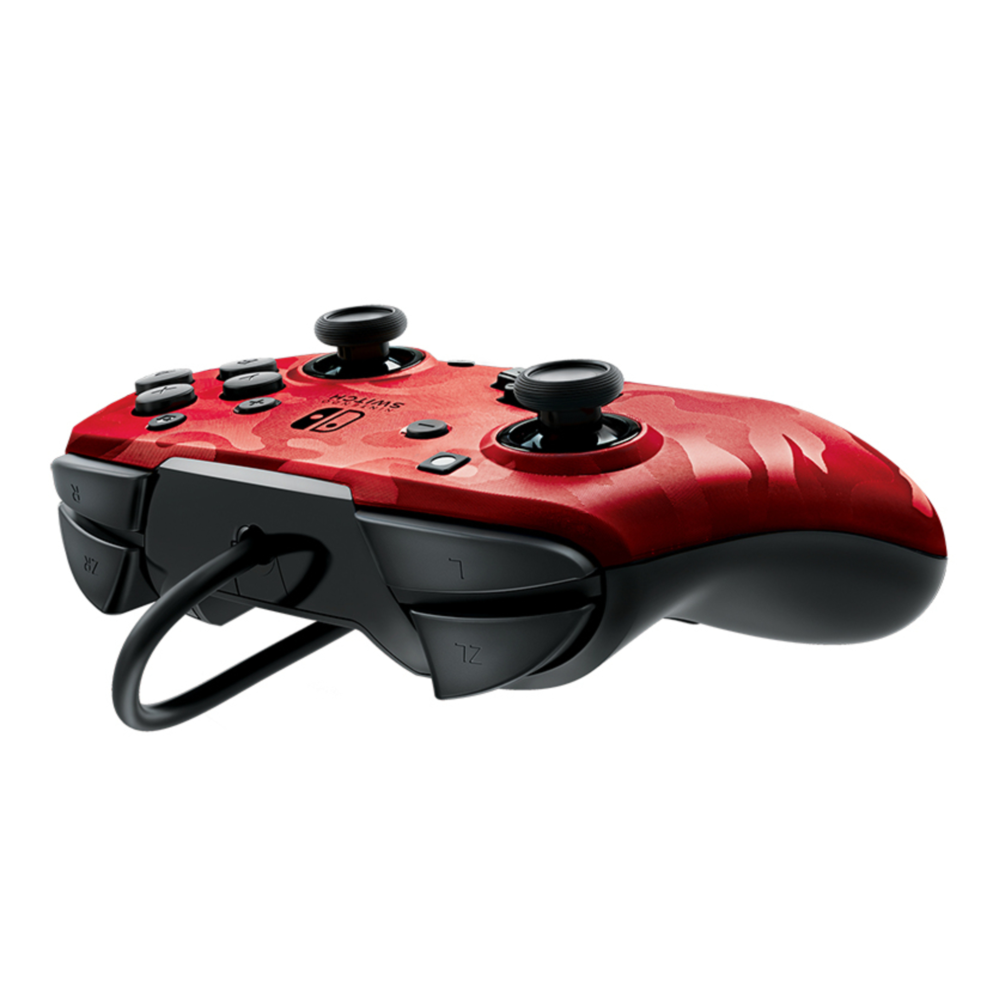 Manette de jeu Faceoff Deluxe+ Analogique/Numérique Nintendo Switch Rouge - Neuf