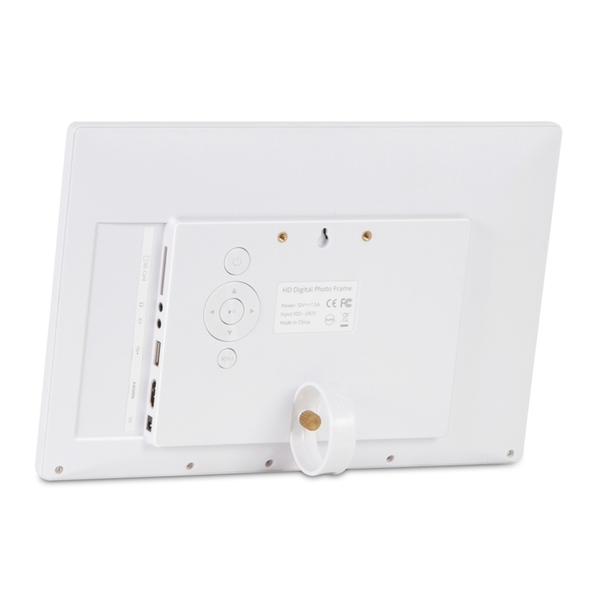 Cadre Photo Numérique Lecteur SD Média Audio Vidéo 11 Pouces USB Ms Réveil Blanc YONIS - Neuf