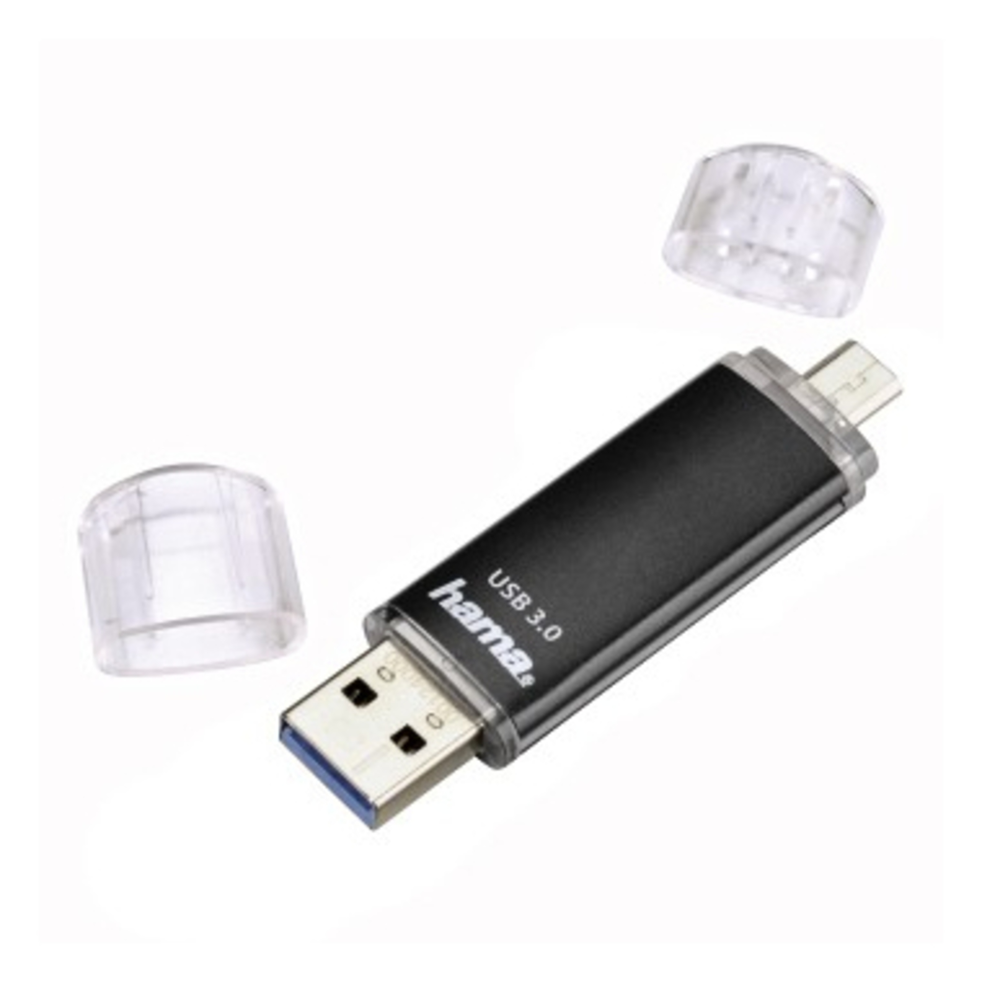 Hama 00124001 lecteur USB flash USB Type A / Micro USB 3.2 Gen 1 3.1 Gen 1 Neuf - vue 2