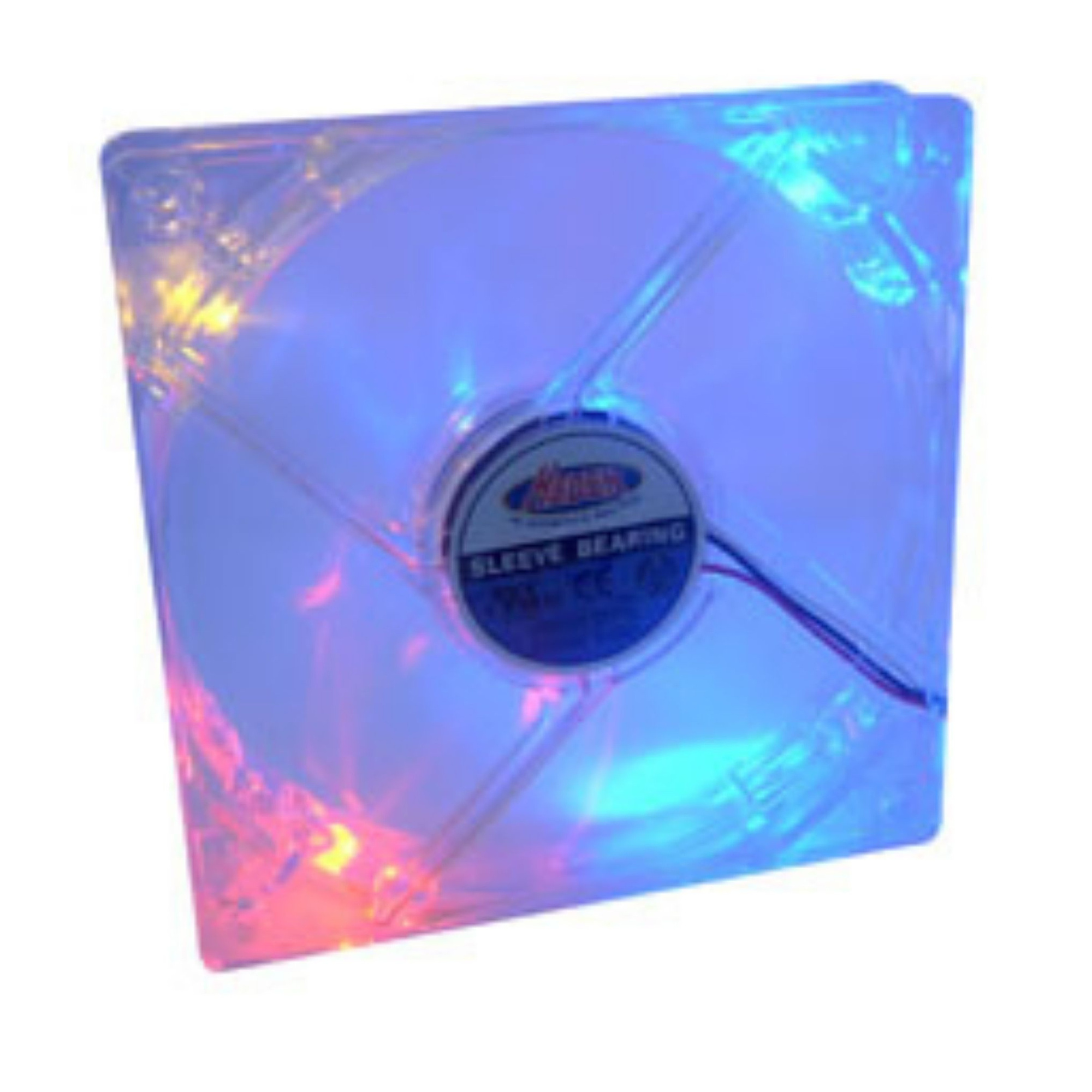 Ventilateur de 8CM lumineux en 3 couleurs pour boRtier PC Neuf
