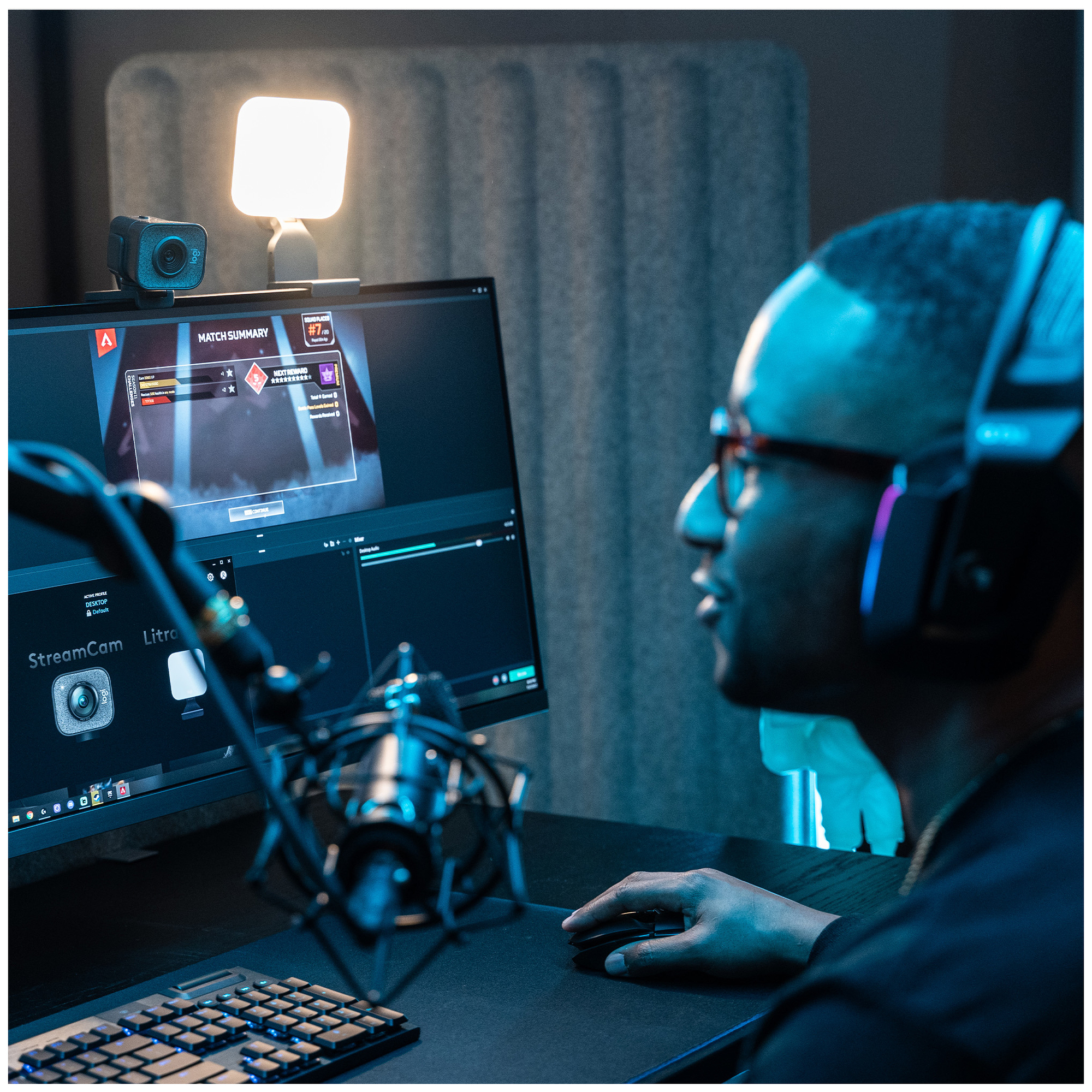 Webcam Streamcam double microphone - vue 7