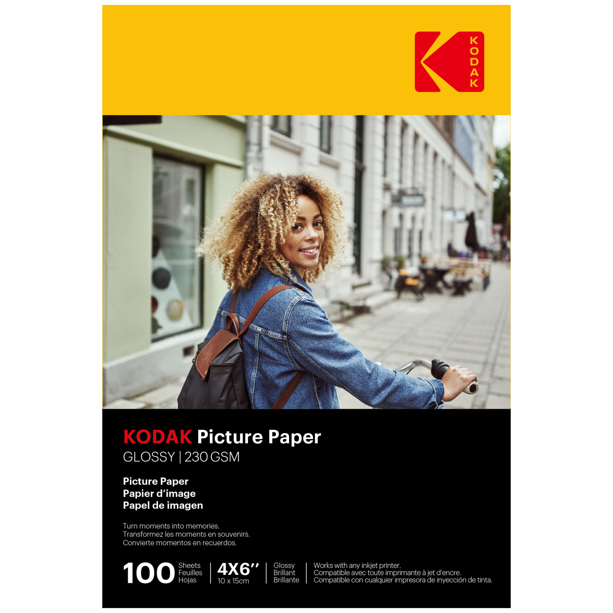 Kodak Papier Photo A6 100 Feuilles - vue 2
