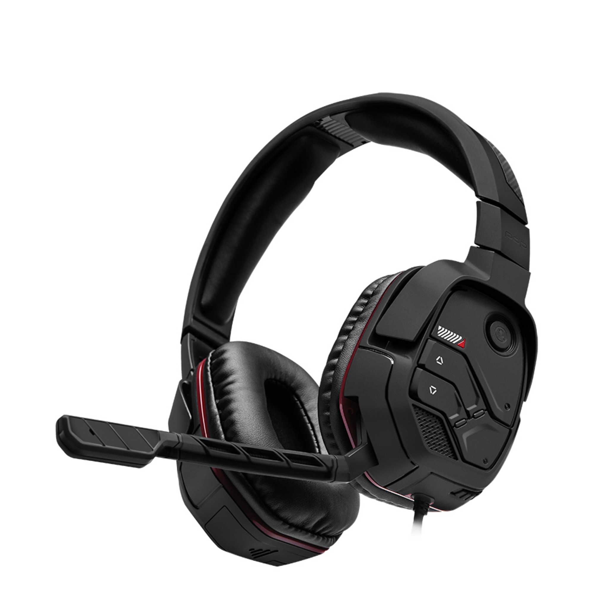 Casque Avec fil Arceau Afterglow LVL 6 + Noir, Rouge - Neuf