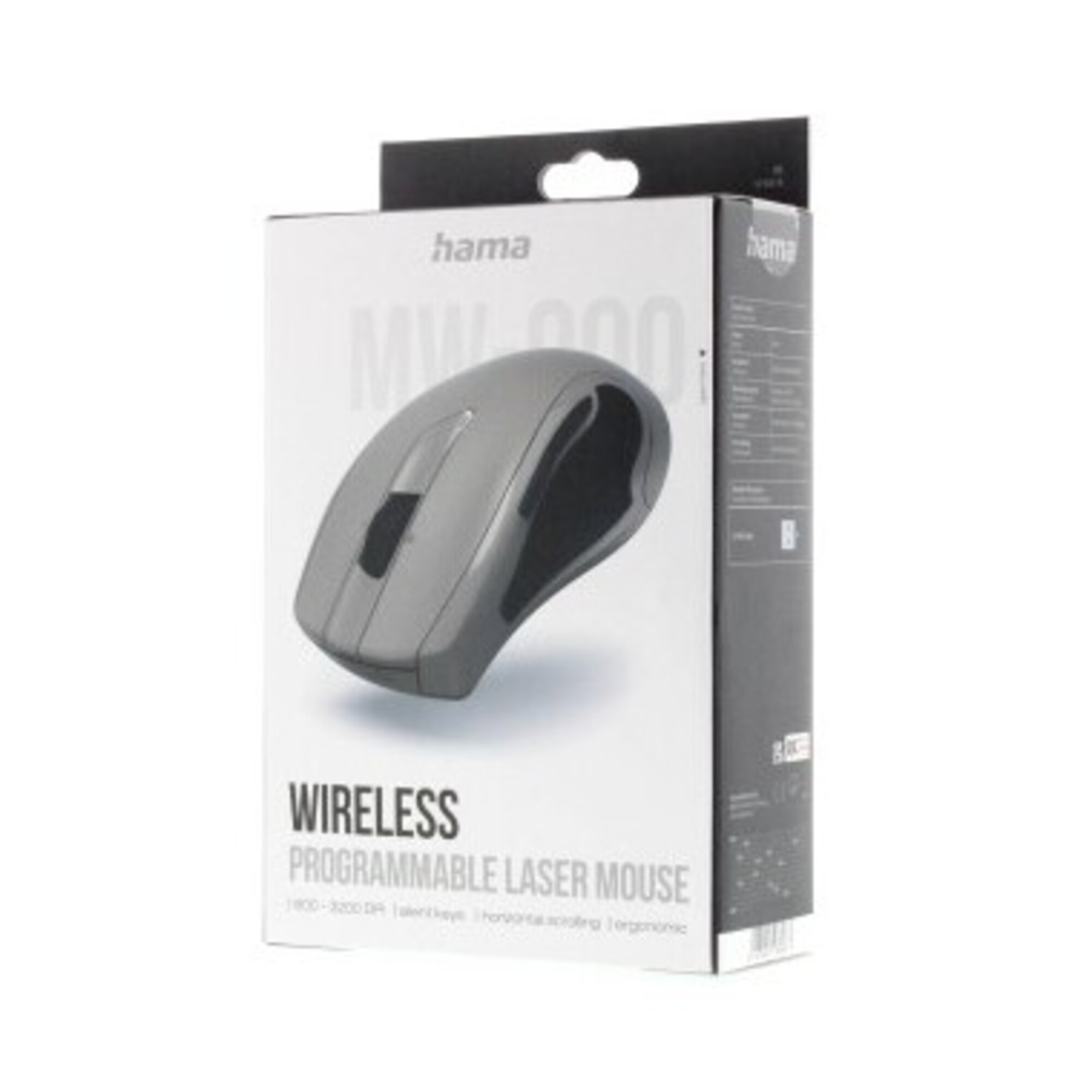 Hama MW 900 V2 Bureau Droitier RF sans fil Laser 3200 DPI Neuf - vue 2