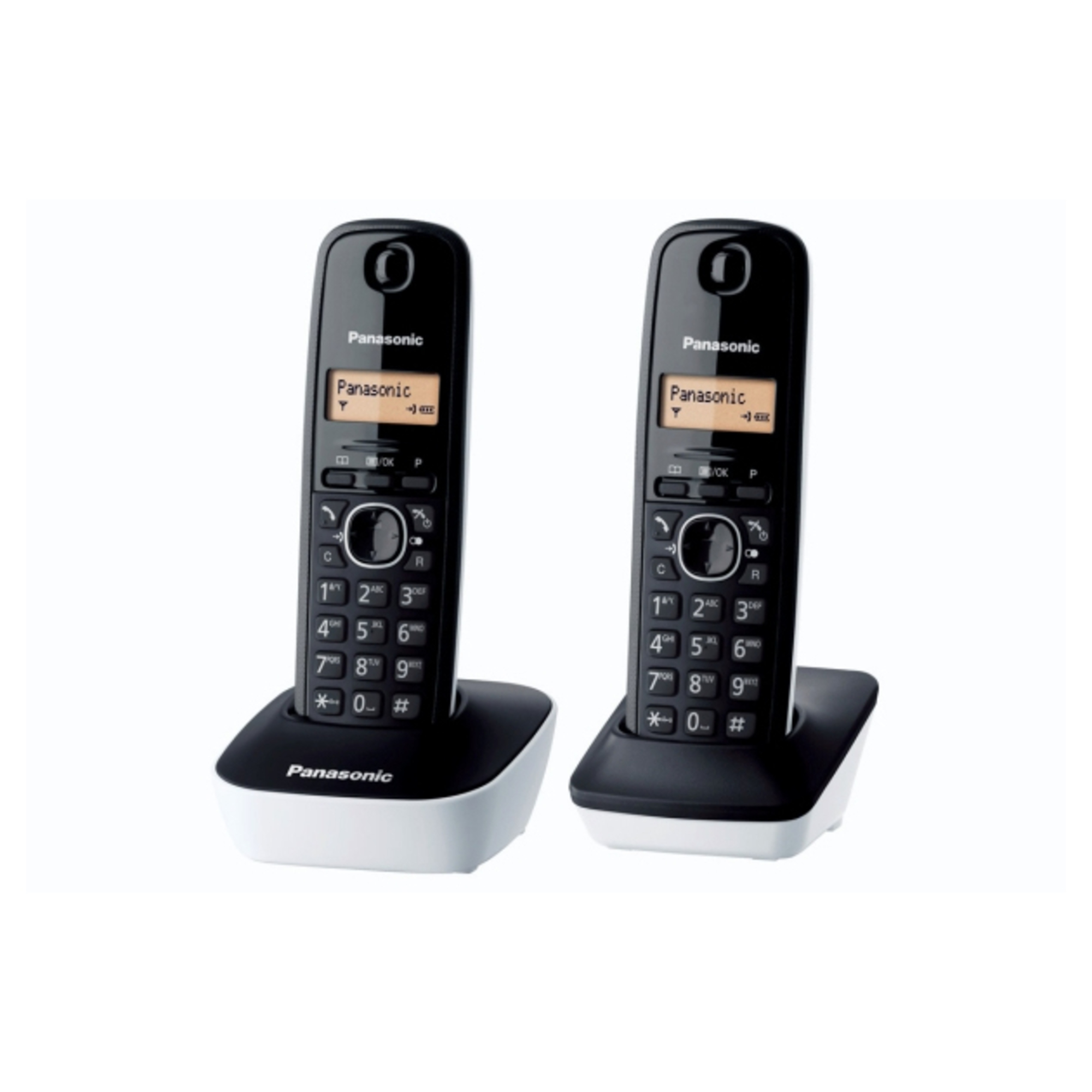 Panasonic KX TG1612FRW Téléphone Duo sans fil DECT sans répondeur - vue 4