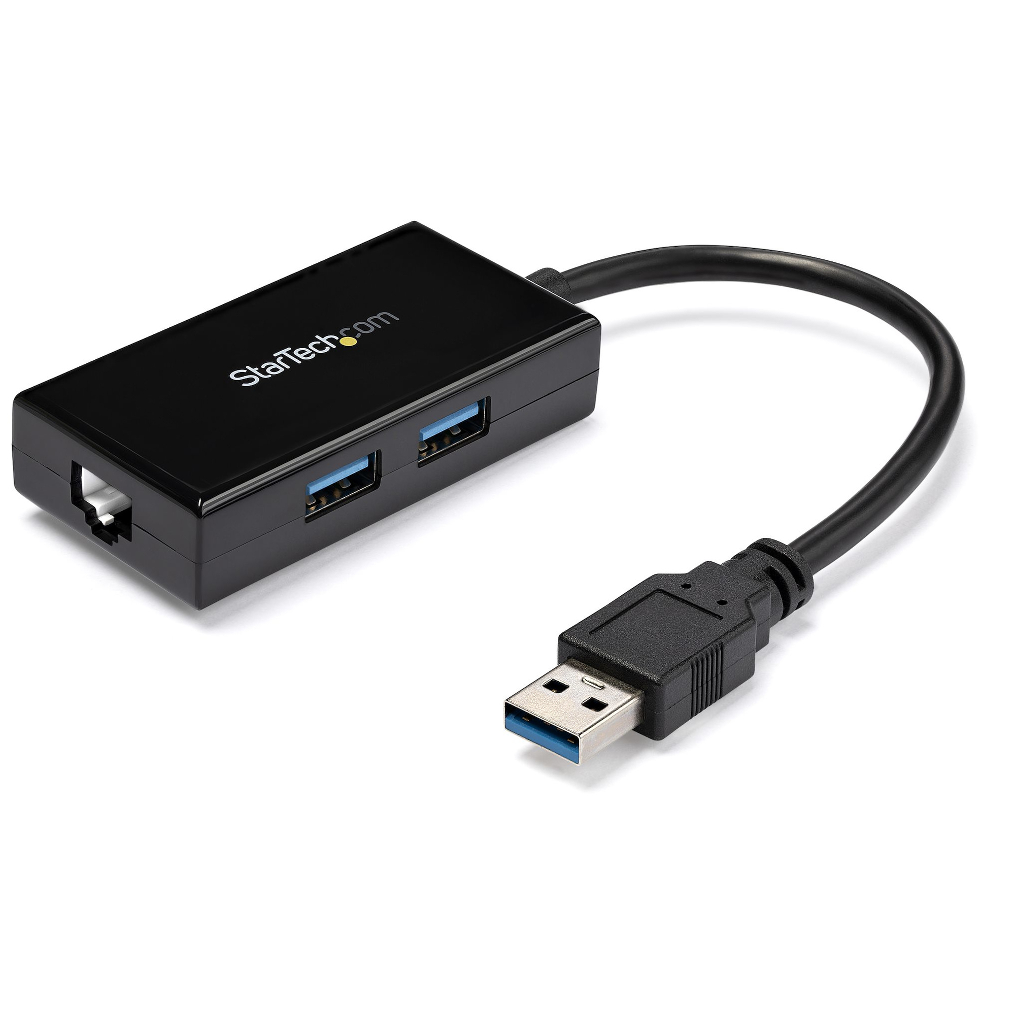 StarTech.com Adaptateur réseau USB 3.0 vers Gigabit Ethernet avec hub USB 3.0 à 2 ports - vue 2