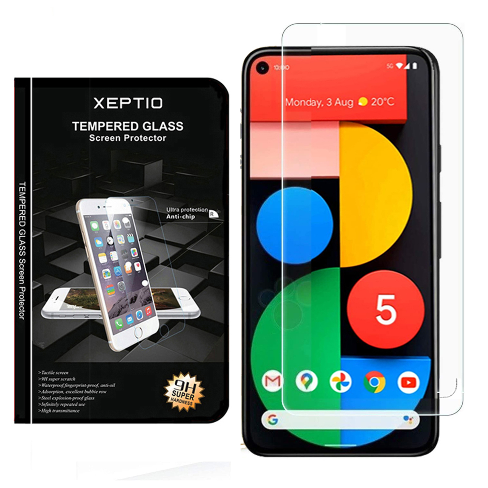 Xeptio Blanche Housse Portefeuille À Rabat Avec Porte Cartes Pour Google Pixel 5 5G - Image 3