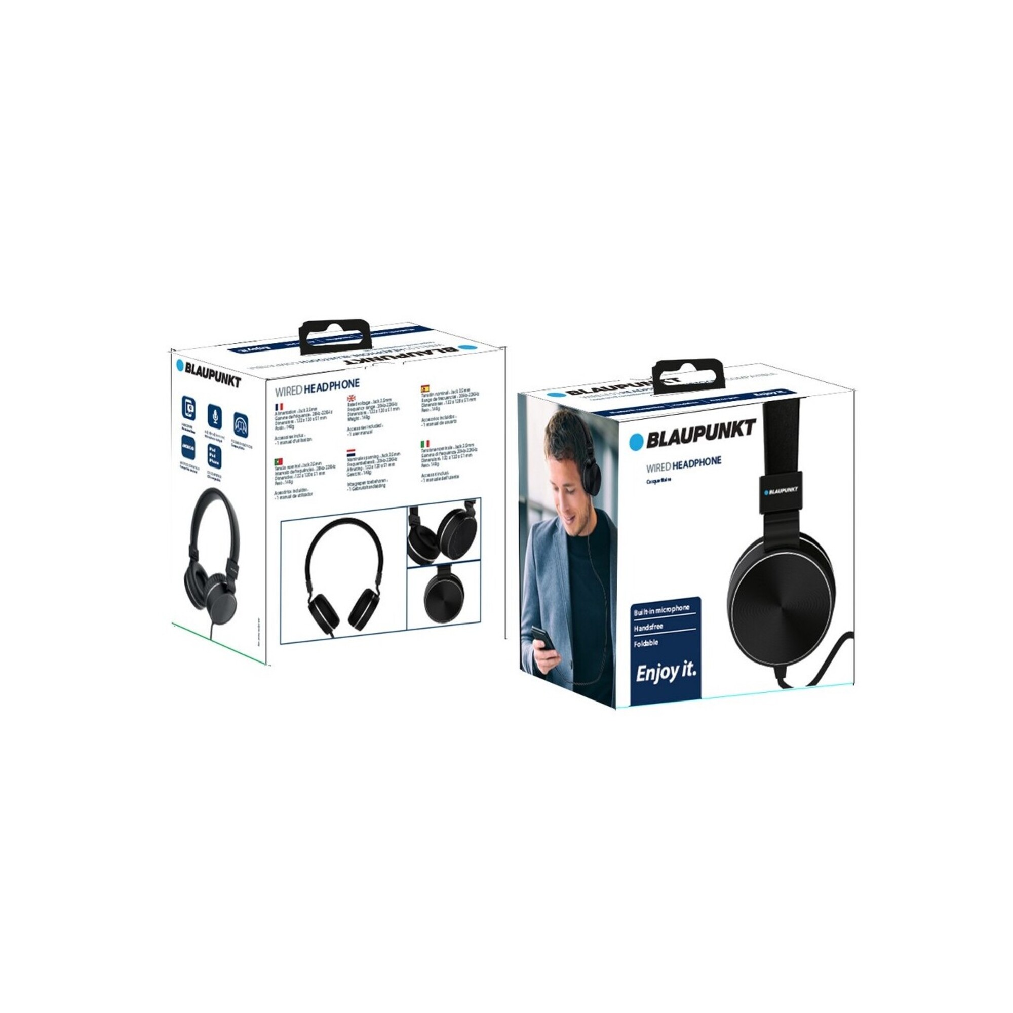 Casque filaire pliable Blaupunkt BLP4570 133 Neuf - vue 2